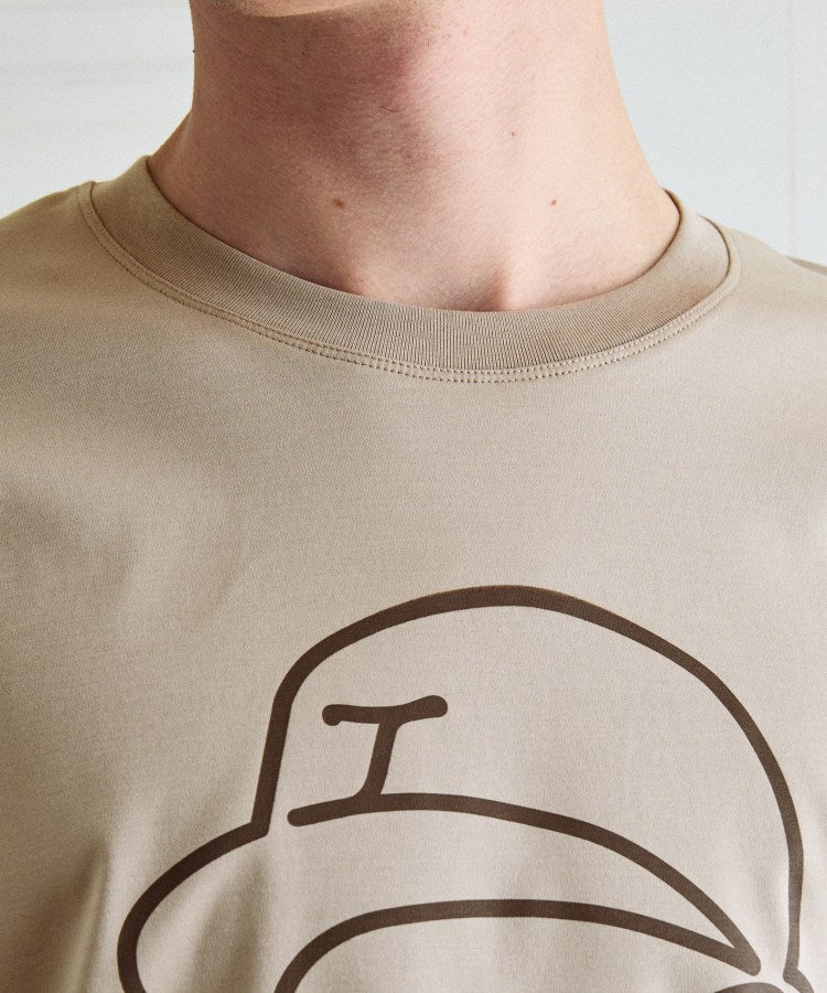 タケオキクチ TAKEO KIKUCHI ◆アイスクリアコットン ワンストローク 半袖Tシャツ （ベージュ(052)） ベージュ(052)