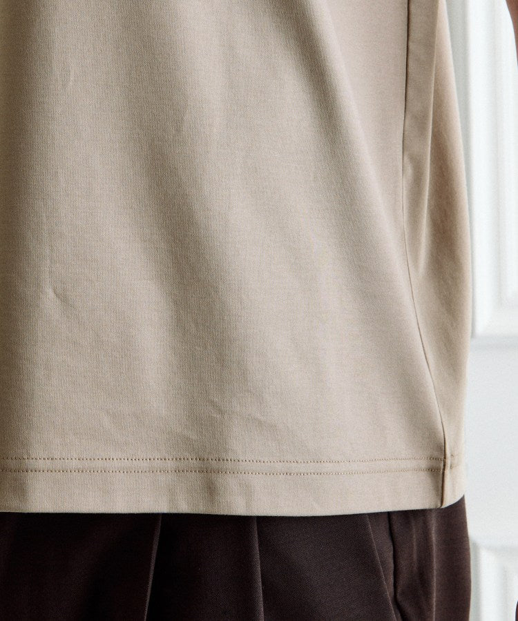 タケオキクチ TAKEO KIKUCHI ◆アイスクリアコットン ワンストローク 半袖Tシャツ （ベージュ(052)） ベージュ(052)