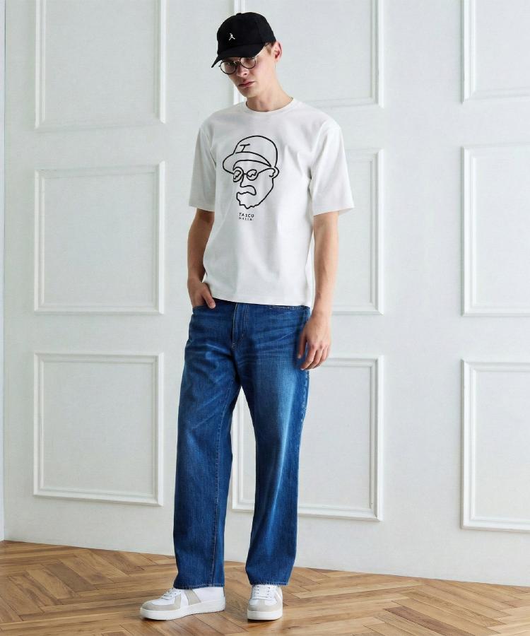 タケオキクチ TAKEO KIKUCHI ◆アイスクリアコットン ワンストローク 半袖Tシャツ （ベージュ(052)） ベージュ(052)