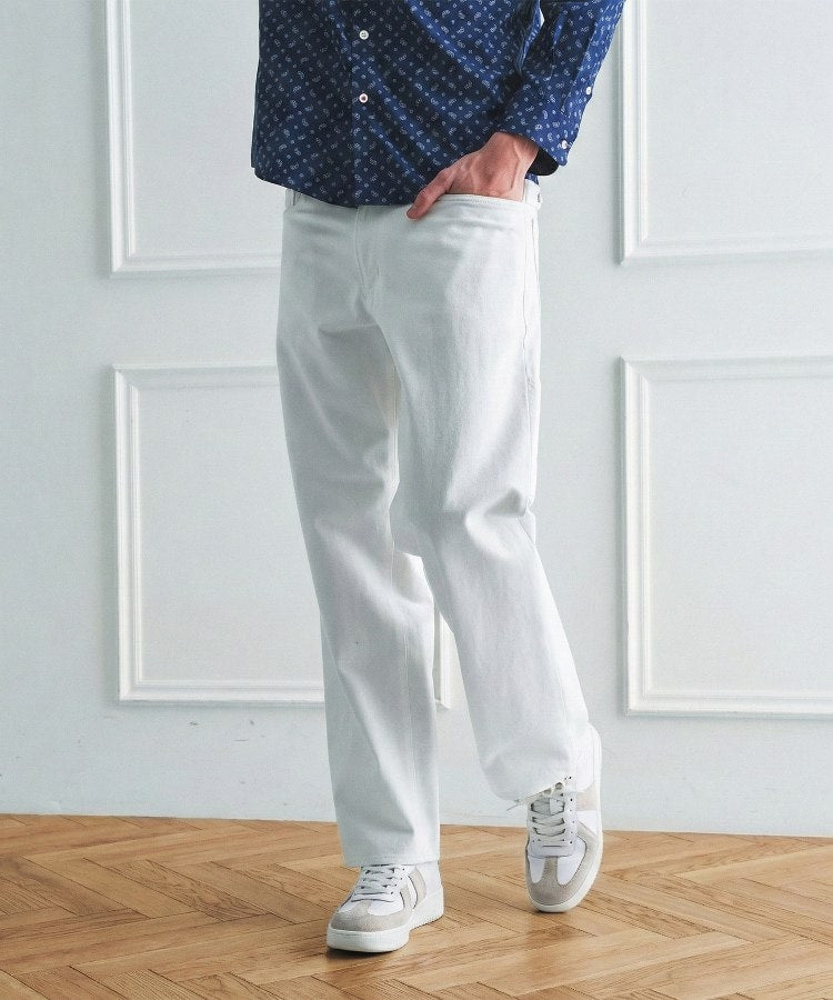 タケオキクチ TAKEO KIKUCHI ◆【BOWLER HAT LABEL】エクスプローラー 11ozカラーデニム （ホワイト(001)） ホワイト(001)