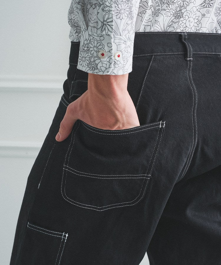 タケオキクチ TAKEO KIKUCHI ◆【BOWLER HAT LABEL】エクスプローラー 11ozカラーデニム （ホワイト(001)） ホワイト(001)