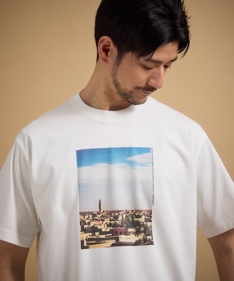 タケオキクチ TAKEO KIKUCHI マラケシュ フォト Tシャツ （ホワイト(401)） ホワイト(401)