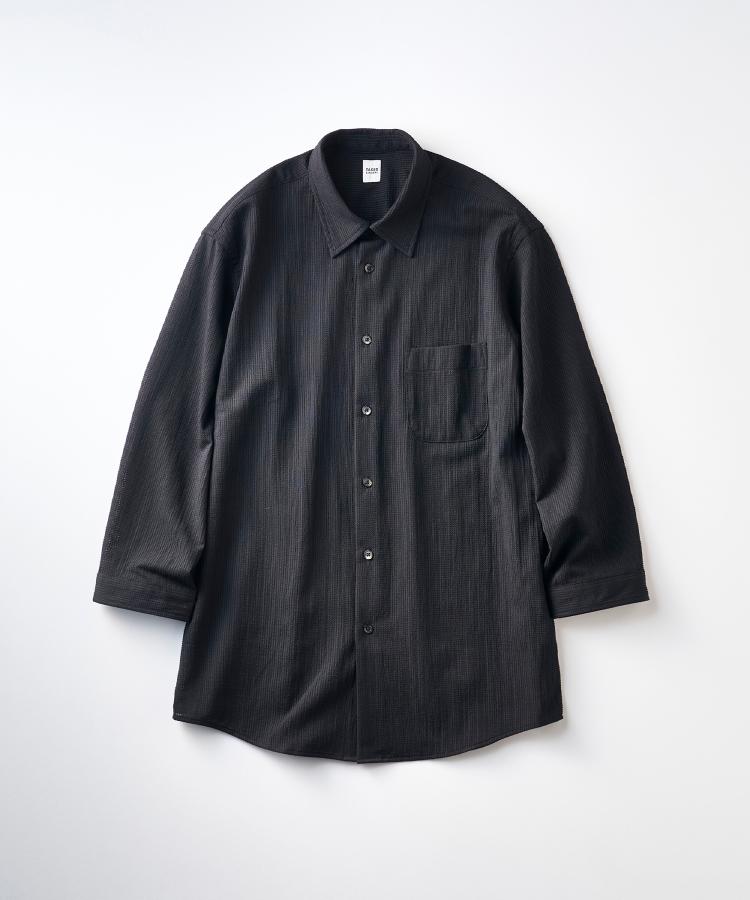 タケオキクチ TAKEO KIKUCHI 【通気性】トリコットサッカー 7分袖シャツ （ミントグリーン(021)） ミントグリーン(021)