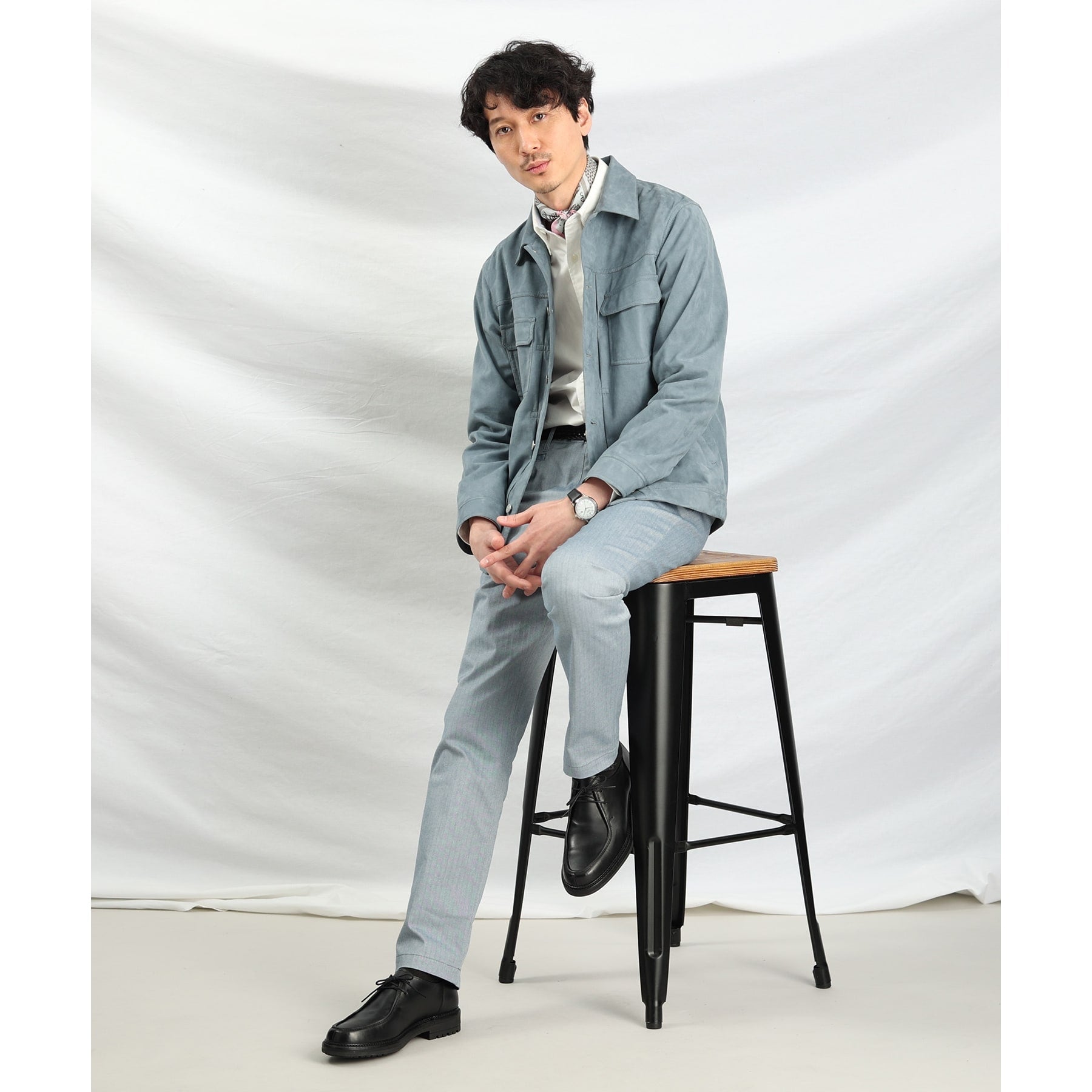 TAKEO KIKUCHI [Available in 7 sizes and 6 colors!] Top Multi Herringbone Pants