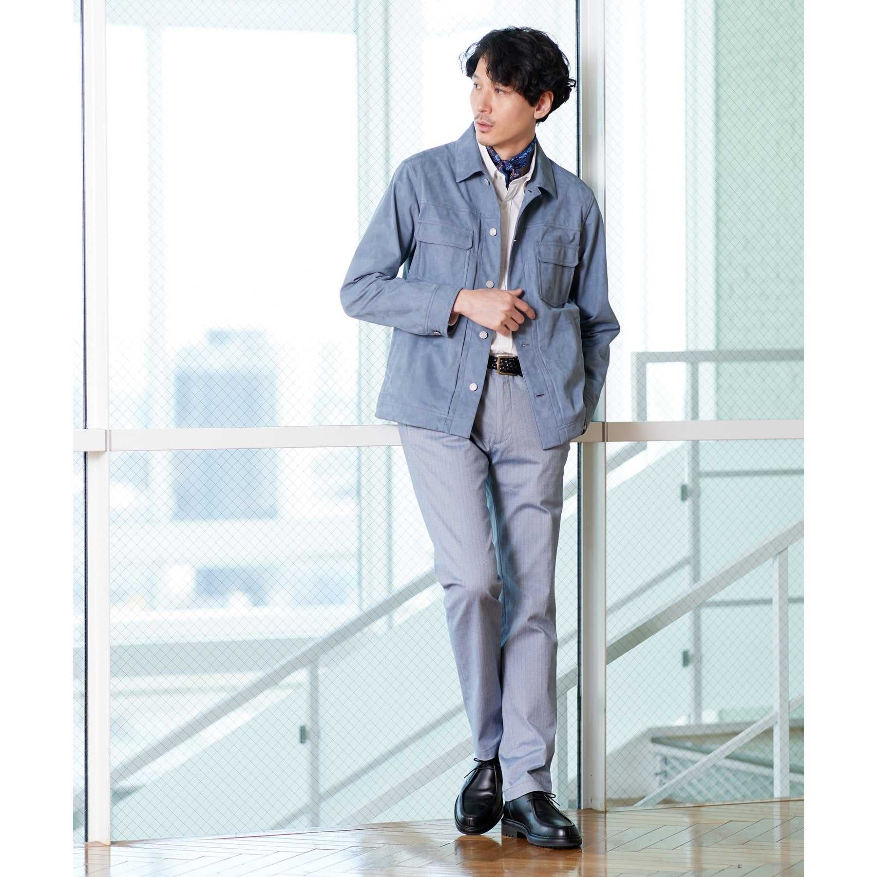 TAKEO KIKUCHI [Available in 7 sizes and 6 colors!] Top Multi Herringbone Pants