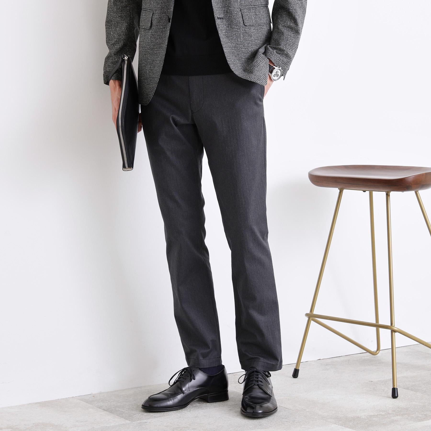 タケオキクチ TAKEO KIKUCHI 【全7サイズ×6色展開！】トップマルチヘリンボン パンツ (ネイビー) ネイビー(093)