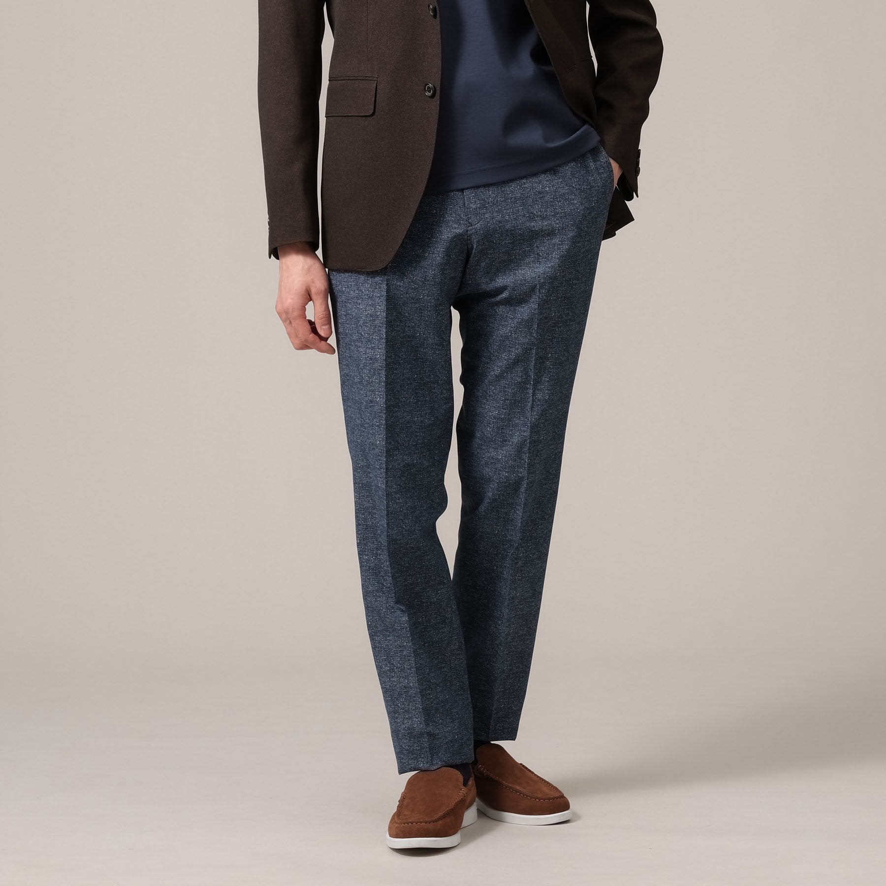 TAKEO KIKUCHI TAKEO KIKUCHI 【Antibacterial and Deodorizing】 COOL DOTS Dobby Print Pants