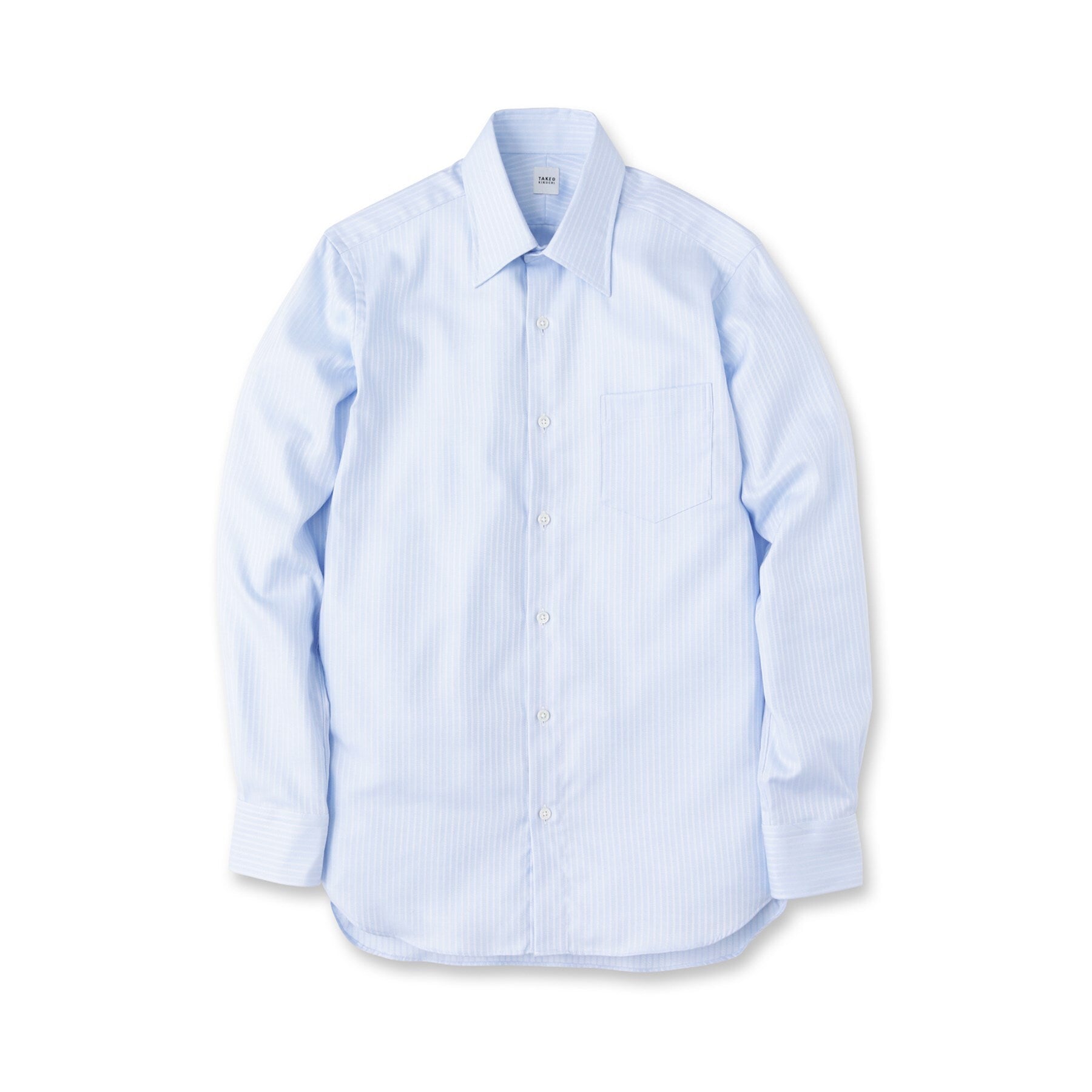 TAKEO KIKUCHI Dobby Stripe Business Shirt