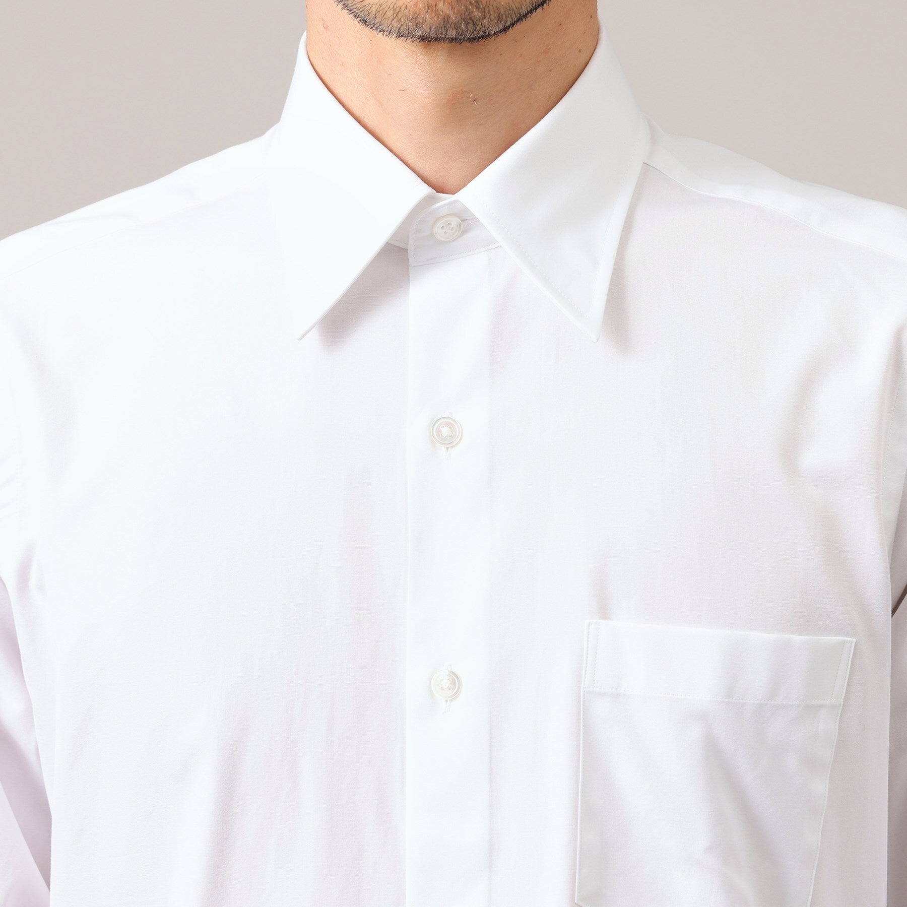 タケオキクチ TAKEO KIKUCHI 【Sサイズ～】100双 ブロード レギュラーカラー シャツ （ネイビー(093)） ネイビー(093)