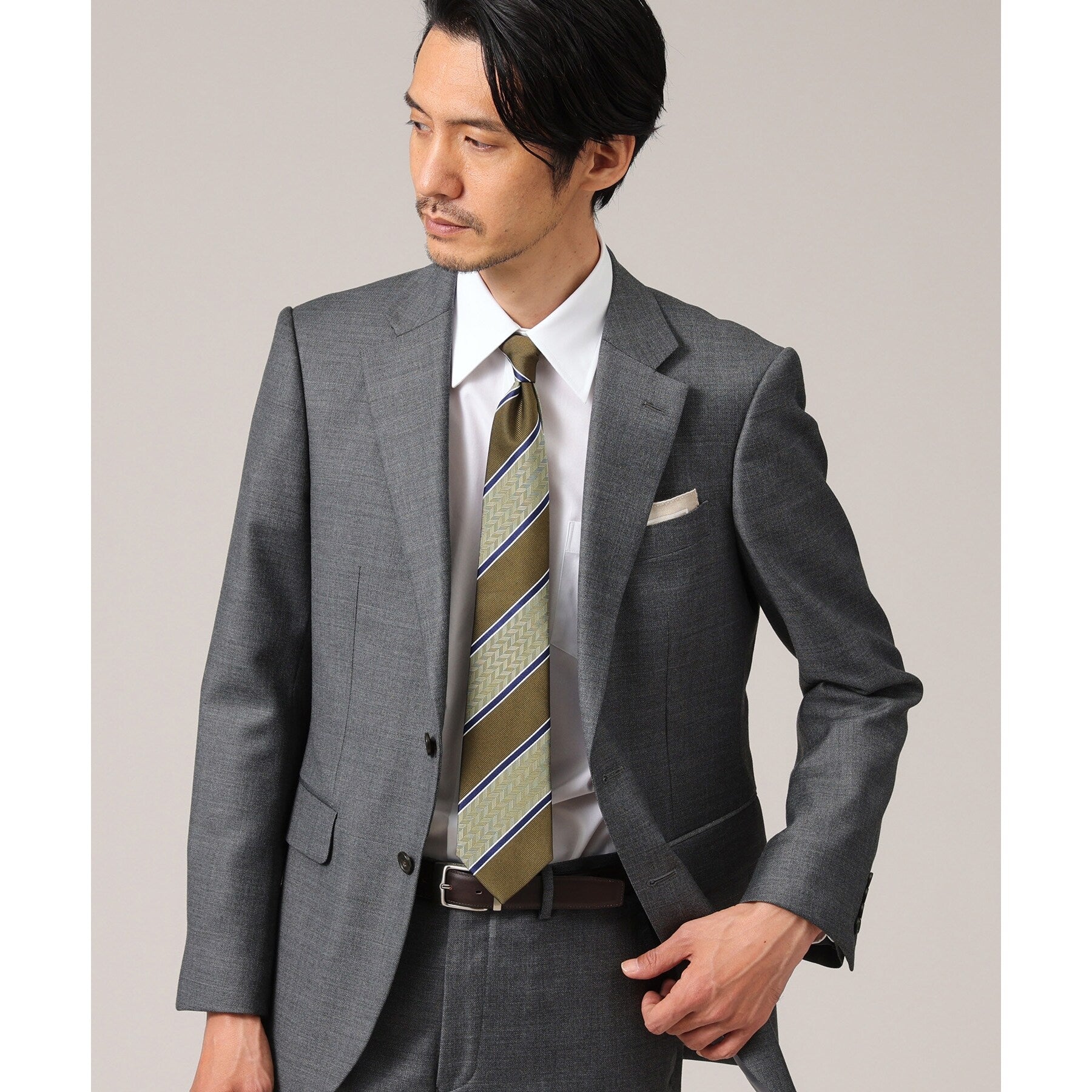 タケオキクチ TAKEO KIKUCHI 【Sサイズ～】100双 ブロード レギュラーカラー シャツ （ネイビー(093)） ネイビー(093)