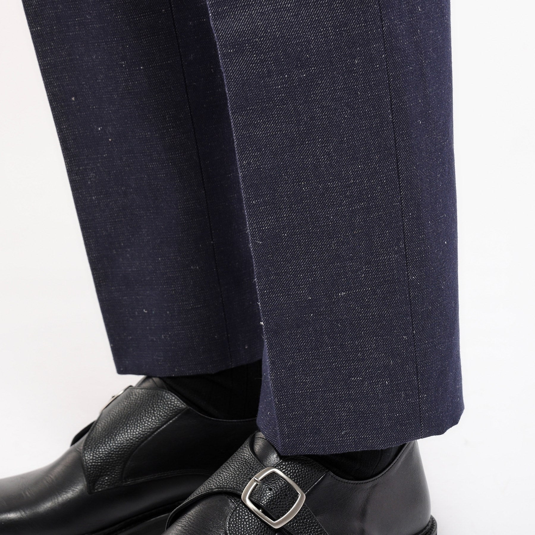TAKEO KIKUCHI [THE FLAGSHIP] Cotton denim one-tuck pants