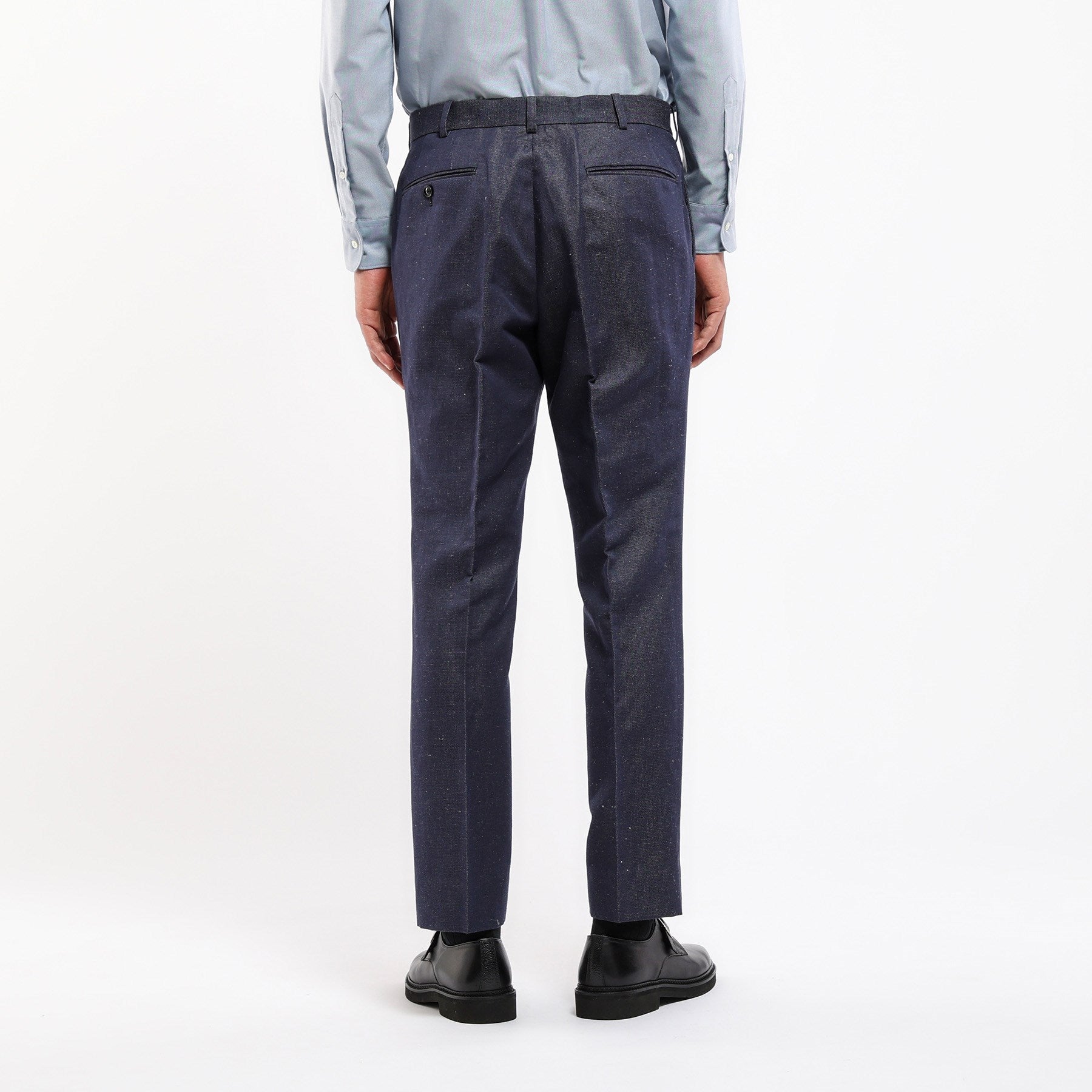 TAKEO KIKUCHI [THE FLAGSHIP] Cotton denim one-tuck pants