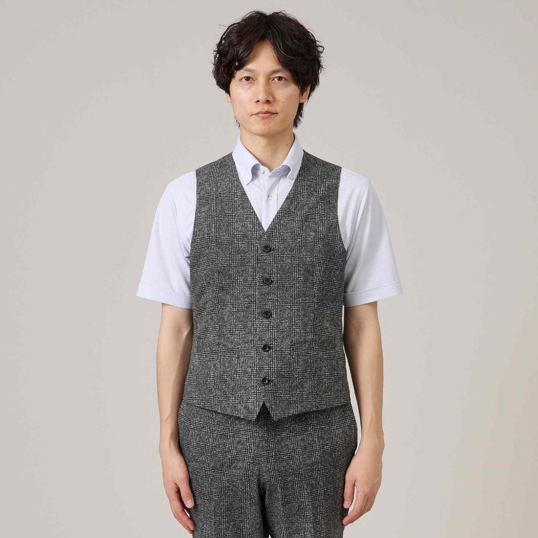 Takeo Kikuchi [抗菌和除臭劑]酷點Glen檢查背心