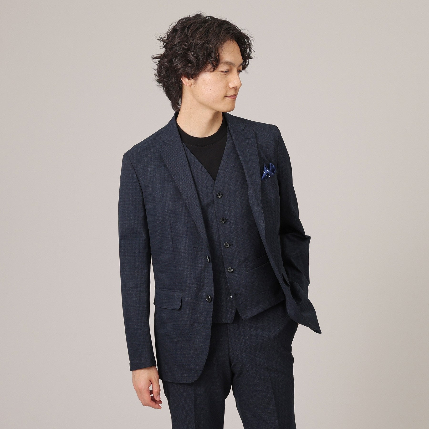 Takeo Kikuchi [抗菌和除臭劑]酷點Glen檢查背心