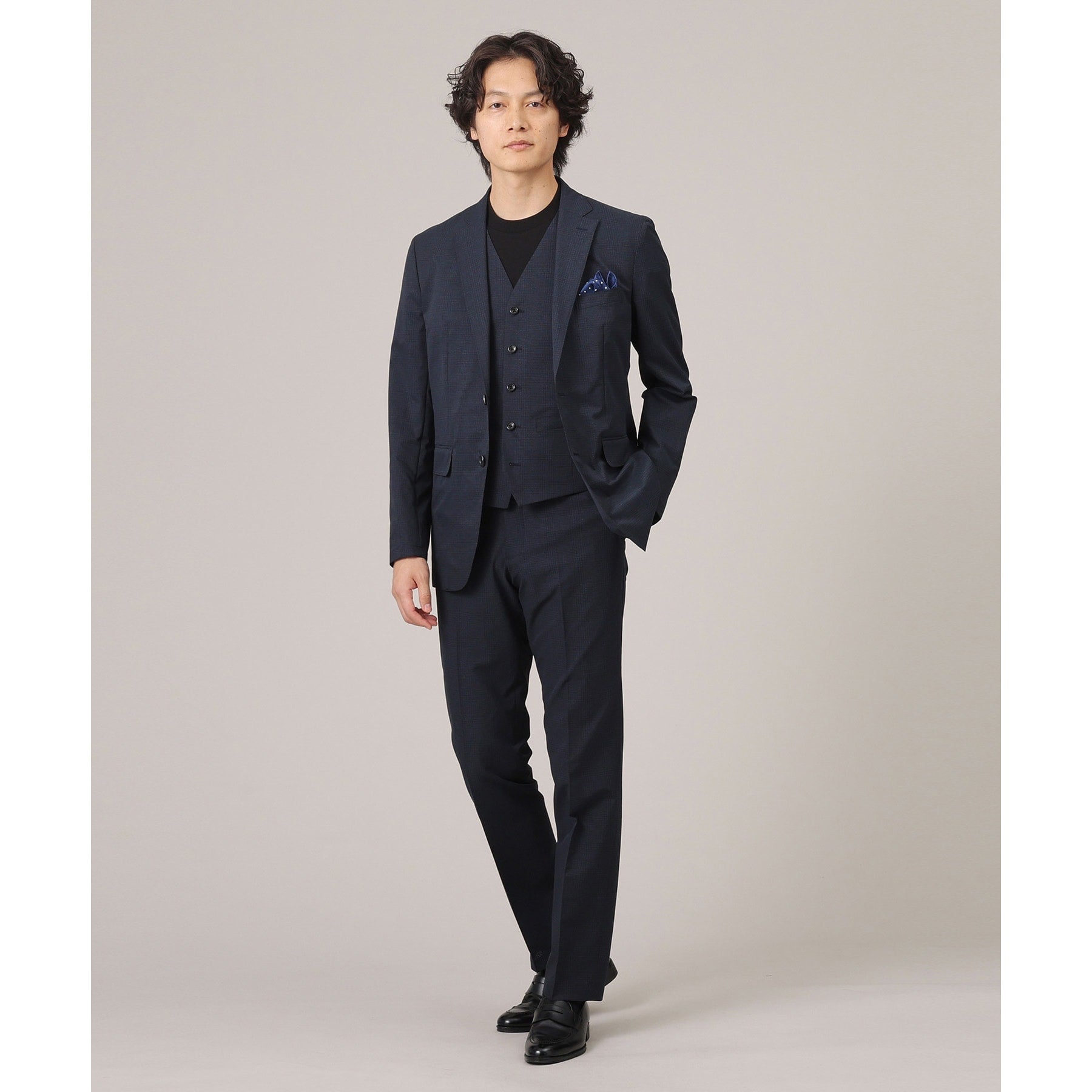 Takeo Kikuchi [抗菌和除臭劑]酷點Glen檢查背心