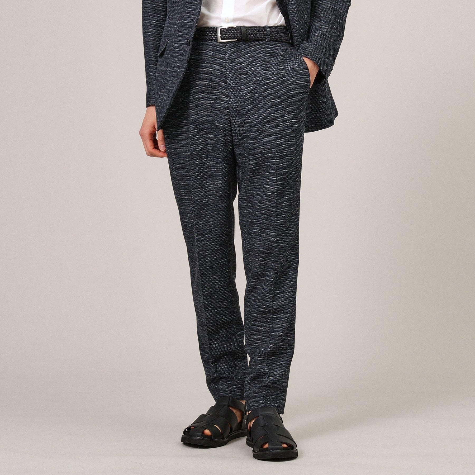 TAKEO KIKUCHI 【Size S～】【Bishu】 Linen Blend Mesh Pants