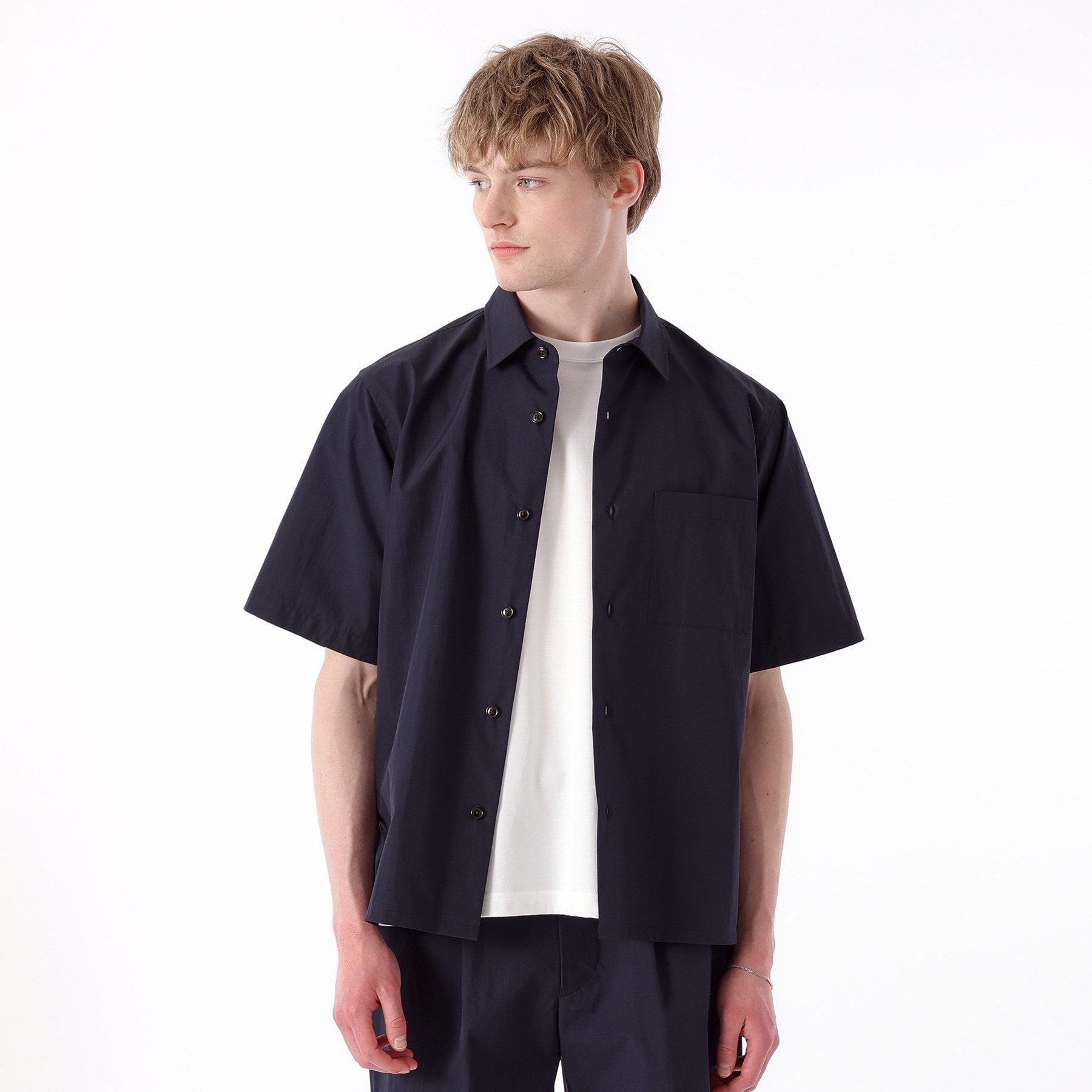 タケオキクチ TAKEO KIKUCHI 【THE FLAGSHIP】ウェザークロス シャツ （ブルー(093)） ブルー(093)