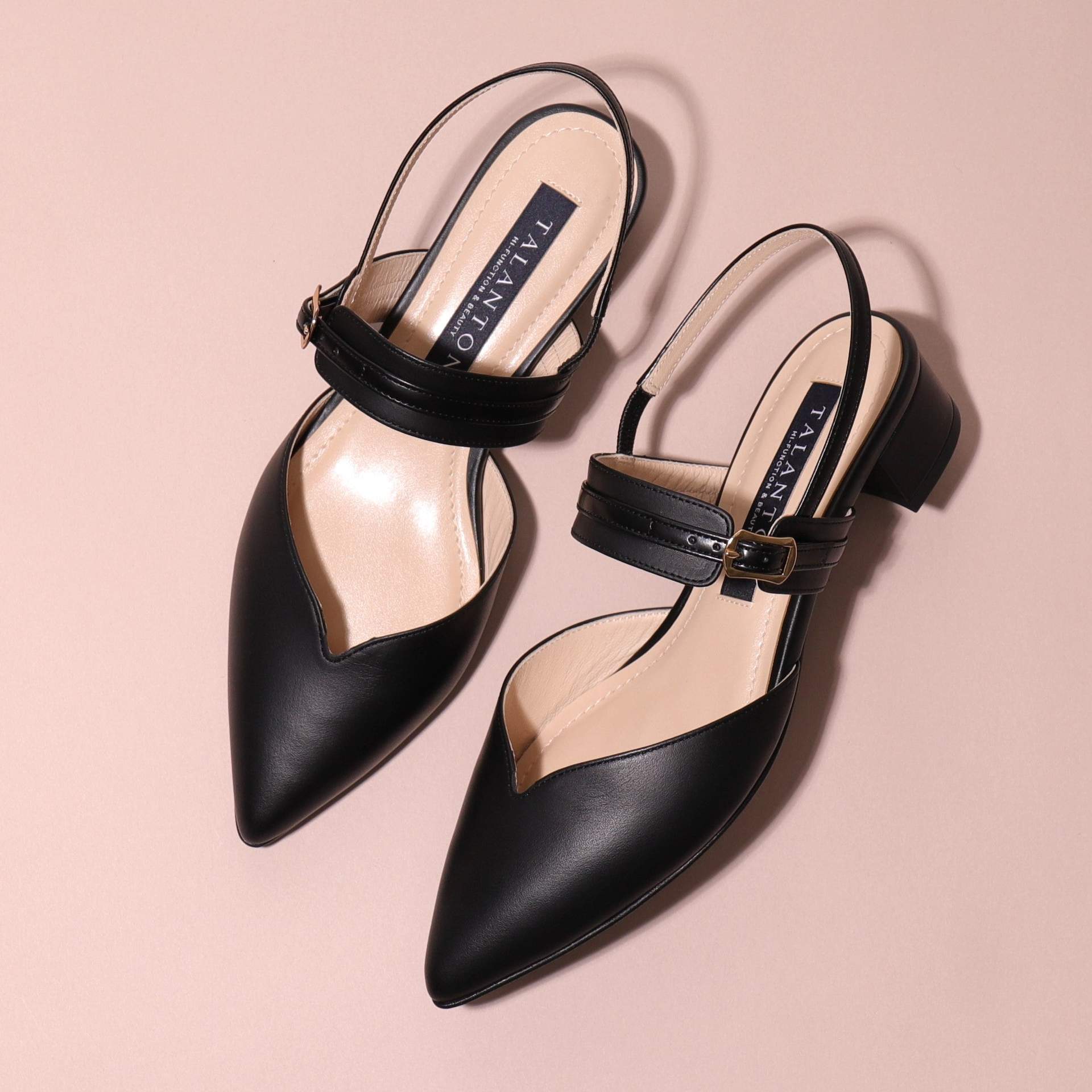 TALANTON by DIANA 本革バックル付バックベルトパンプス◆ダイアナ タラントン バイ ダイアナ TALANTON by DIANA バックベルトパンプス