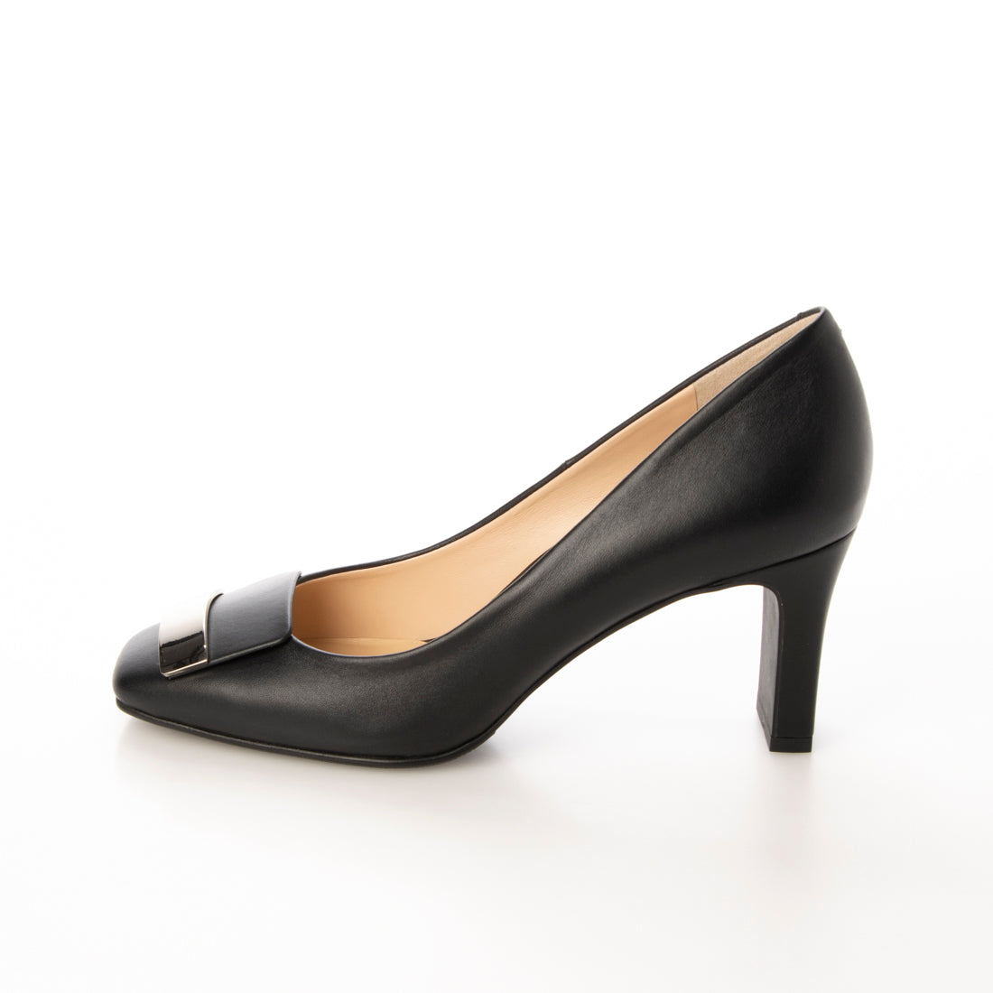 タラントン バイ ダイアナ TALANTON by DIANA プレート付きセットバックヒールパンプス