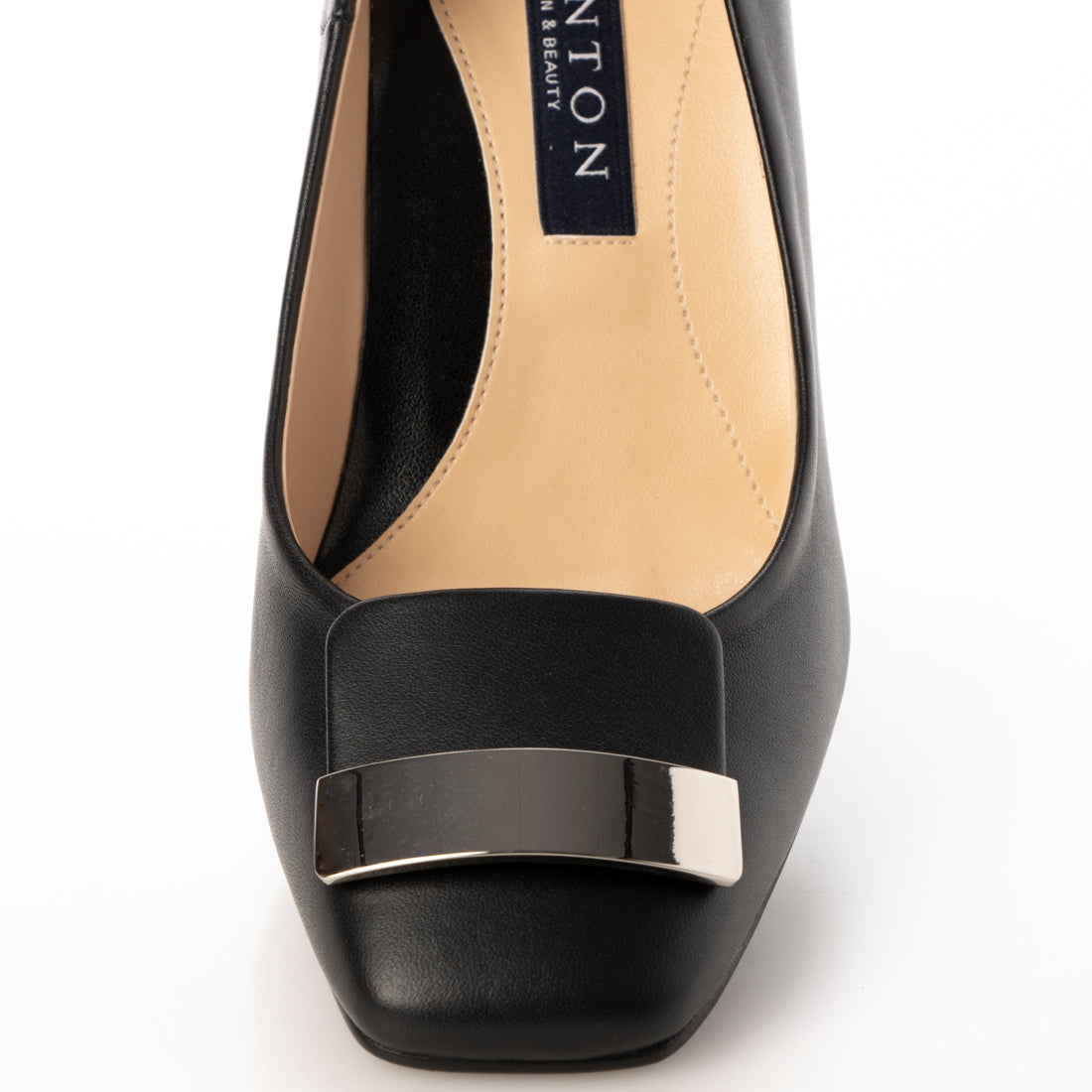 タラントン バイ ダイアナ TALANTON by DIANA プレート付きセットバックヒールパンプス