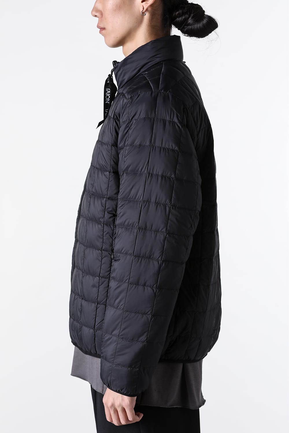 タイオン TAION UNISEX DOWN×BOA REVERSIBLE DOWN JKT （BLACK×BLACK） BLACK×BLACK
