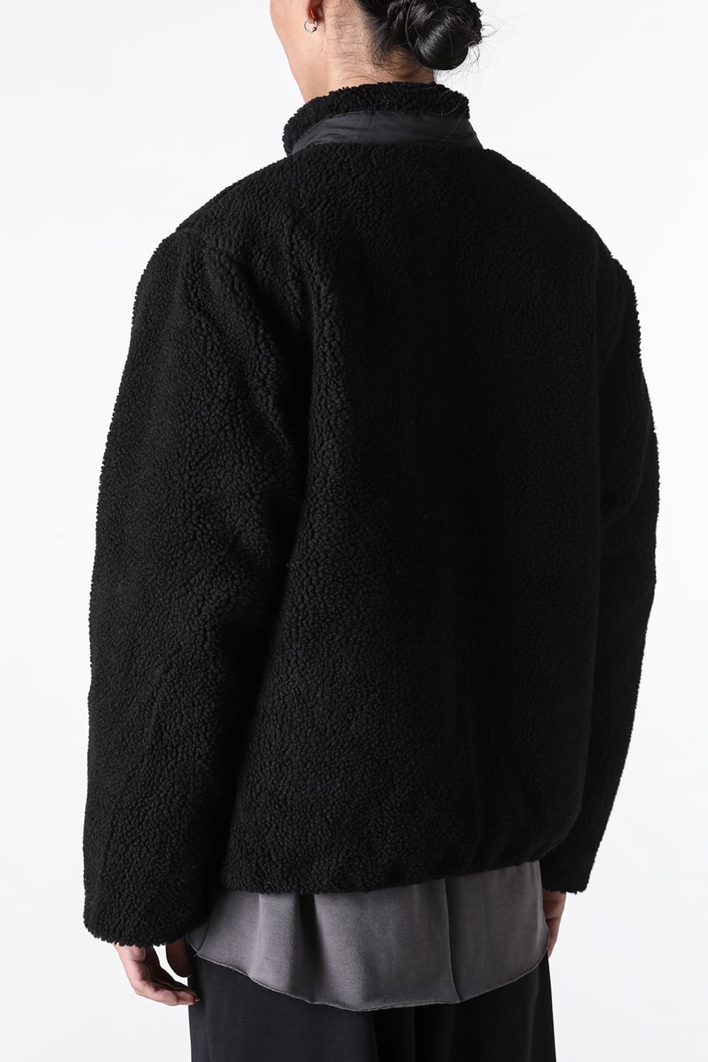 タイオン TAION UNISEX DOWN×BOA REVERSIBLE DOWN JKT （BLACK×BLACK） BLACK×BLACK
