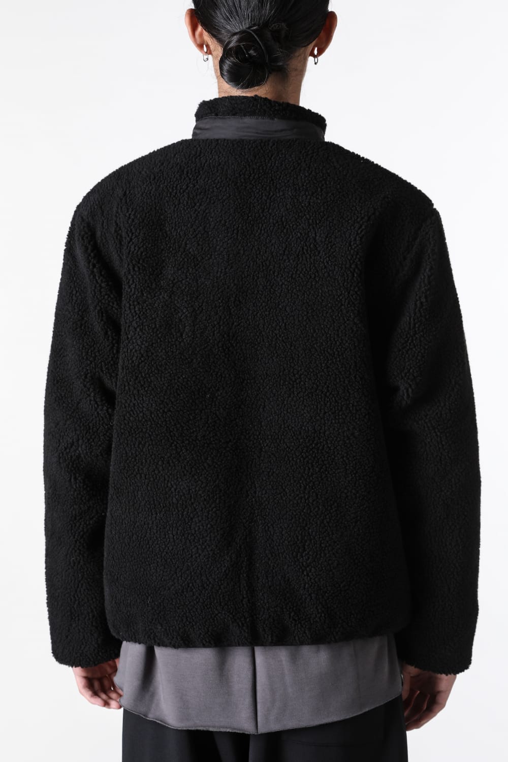 タイオン TAION UNISEX DOWN×BOA REVERSIBLE DOWN JKT （BLACK×BLACK） BLACK×BLACK