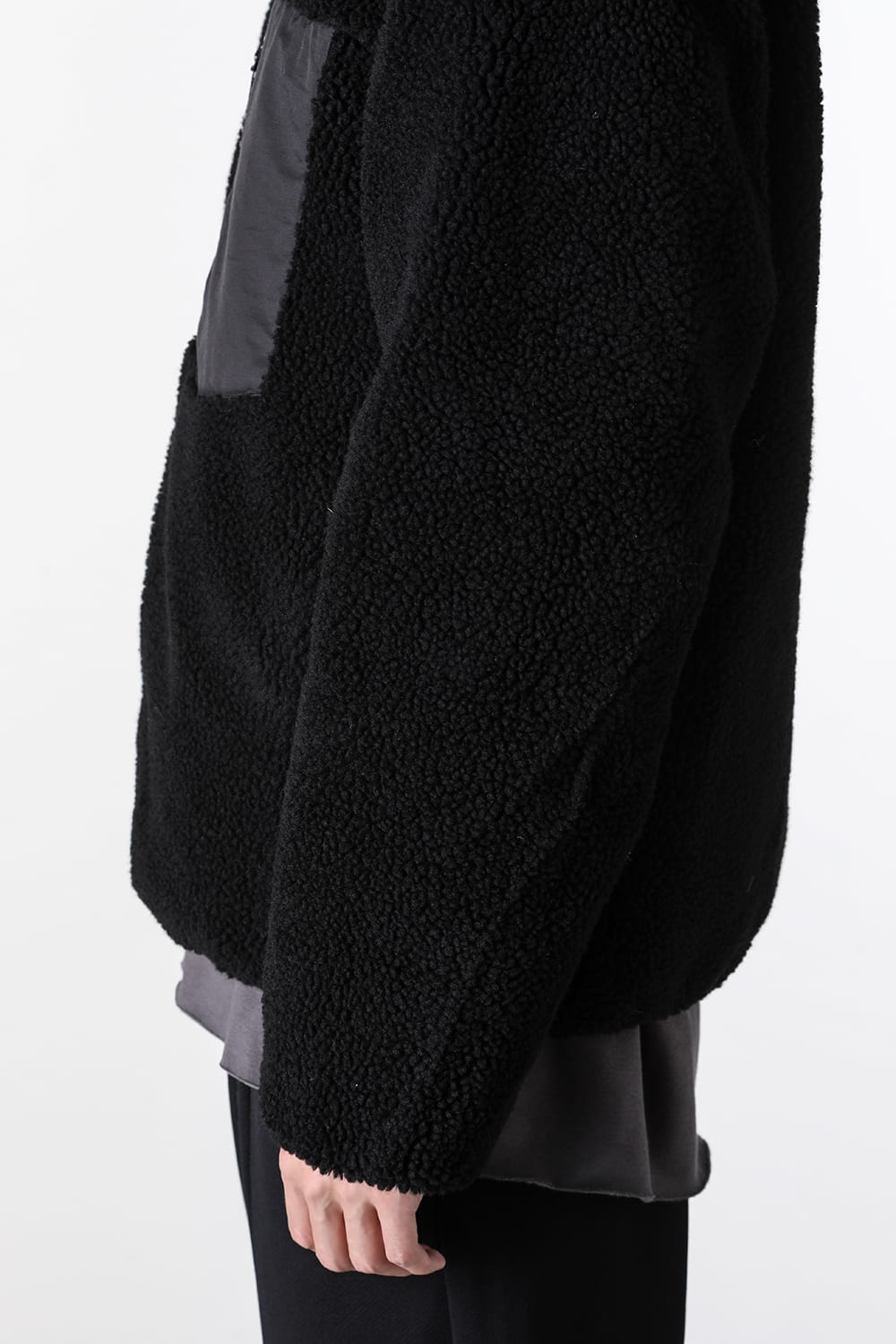 タイオン TAION UNISEX DOWN×BOA REVERSIBLE DOWN JKT （BLACK×BLACK） BLACK×BLACK