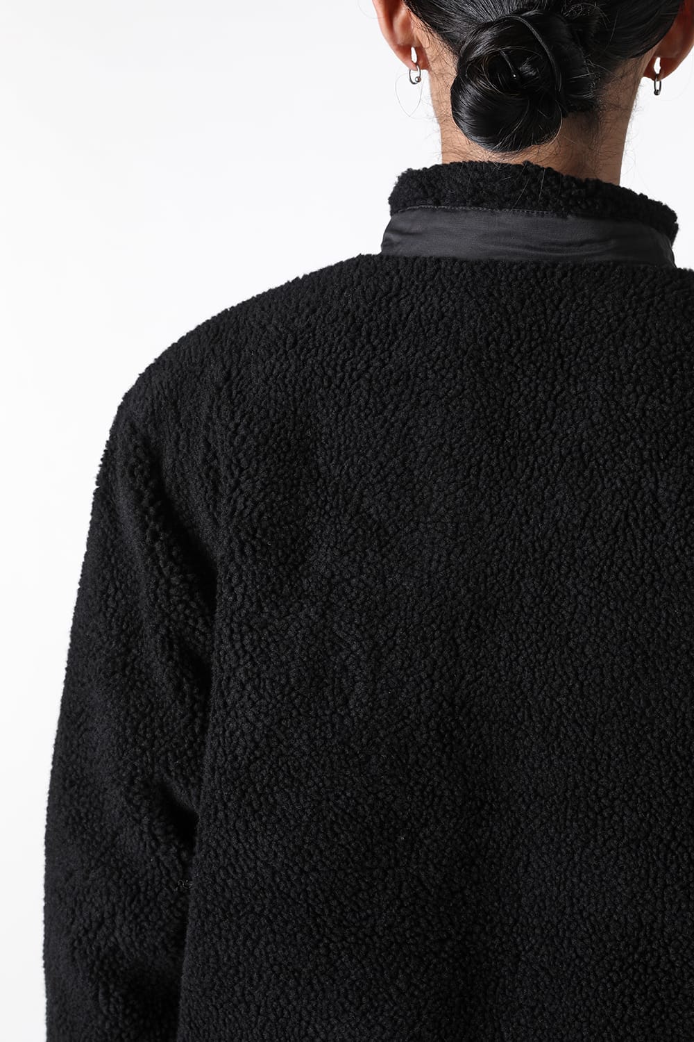 タイオン TAION UNISEX DOWN×BOA REVERSIBLE DOWN JKT （BLACK×BLACK） BLACK×BLACK