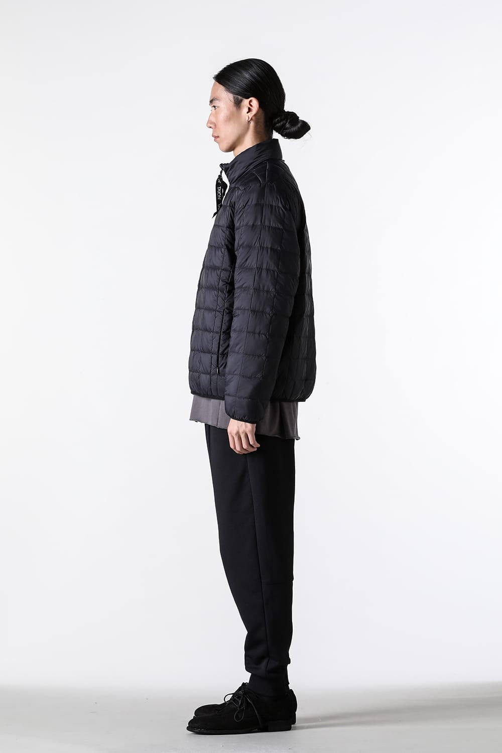 タイオン TAION UNISEX DOWN×BOA REVERSIBLE DOWN JKT （BLACK×BLACK） BLACK×BLACK