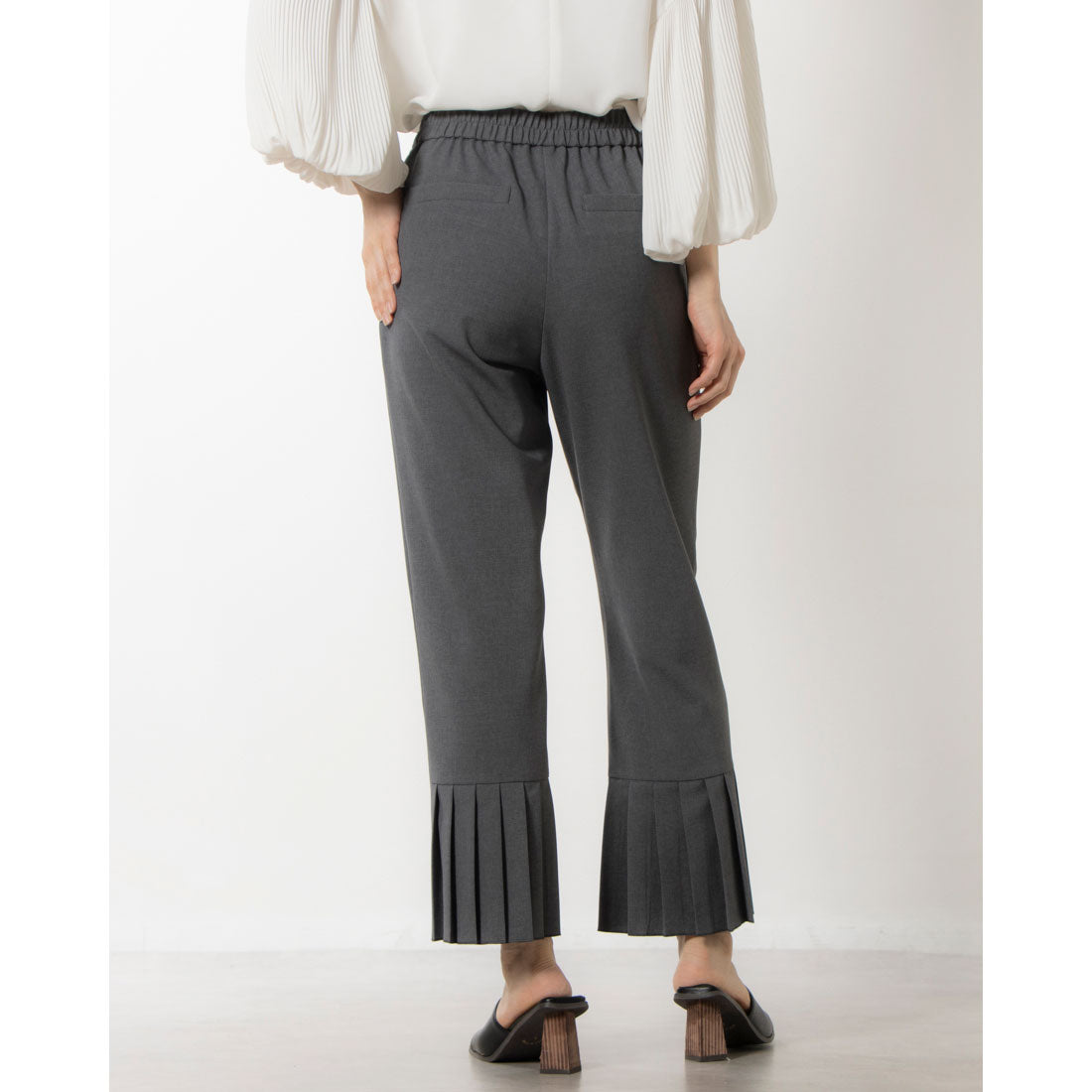 Tartaluga pleated hem pants