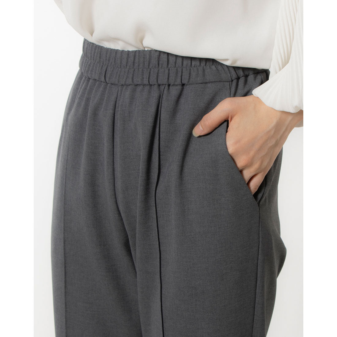 Tartaluga pleated hem pants