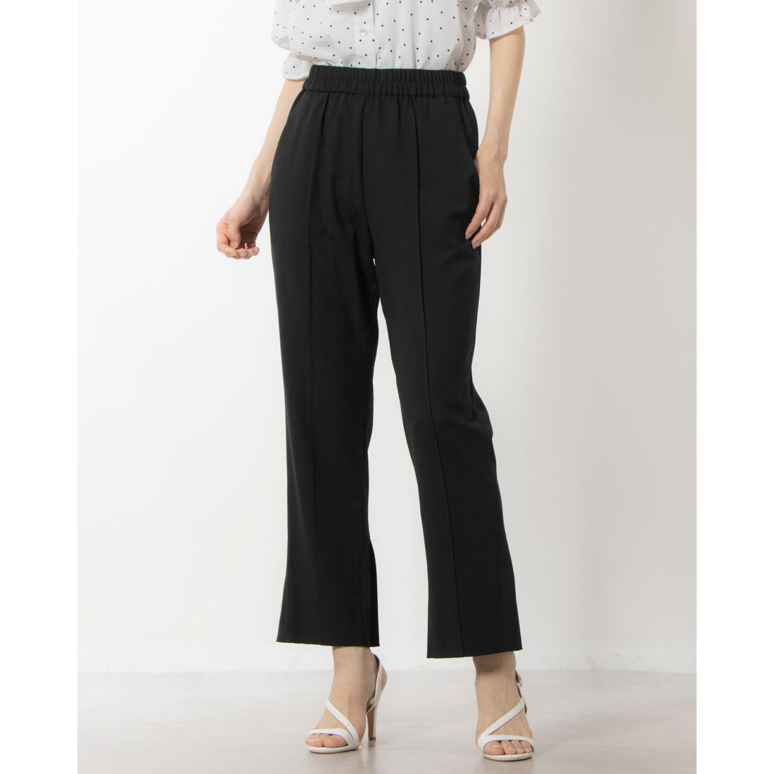 Tartaluga pleated hem pants