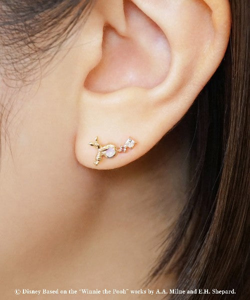 テイクアップ TAKE-UP 【Solo Pierce】ディズニーコレクションジュエリー[くまのプーさん]ピアス(HappyDay) （ピンクゴールド） ピンクゴールド
