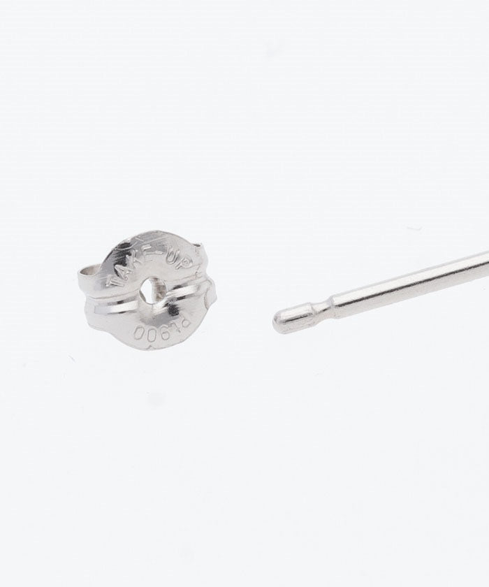 テイクアップ TAKE-UP ［セカンドピアス］Ptキュービックジルコニアハートカットピアス