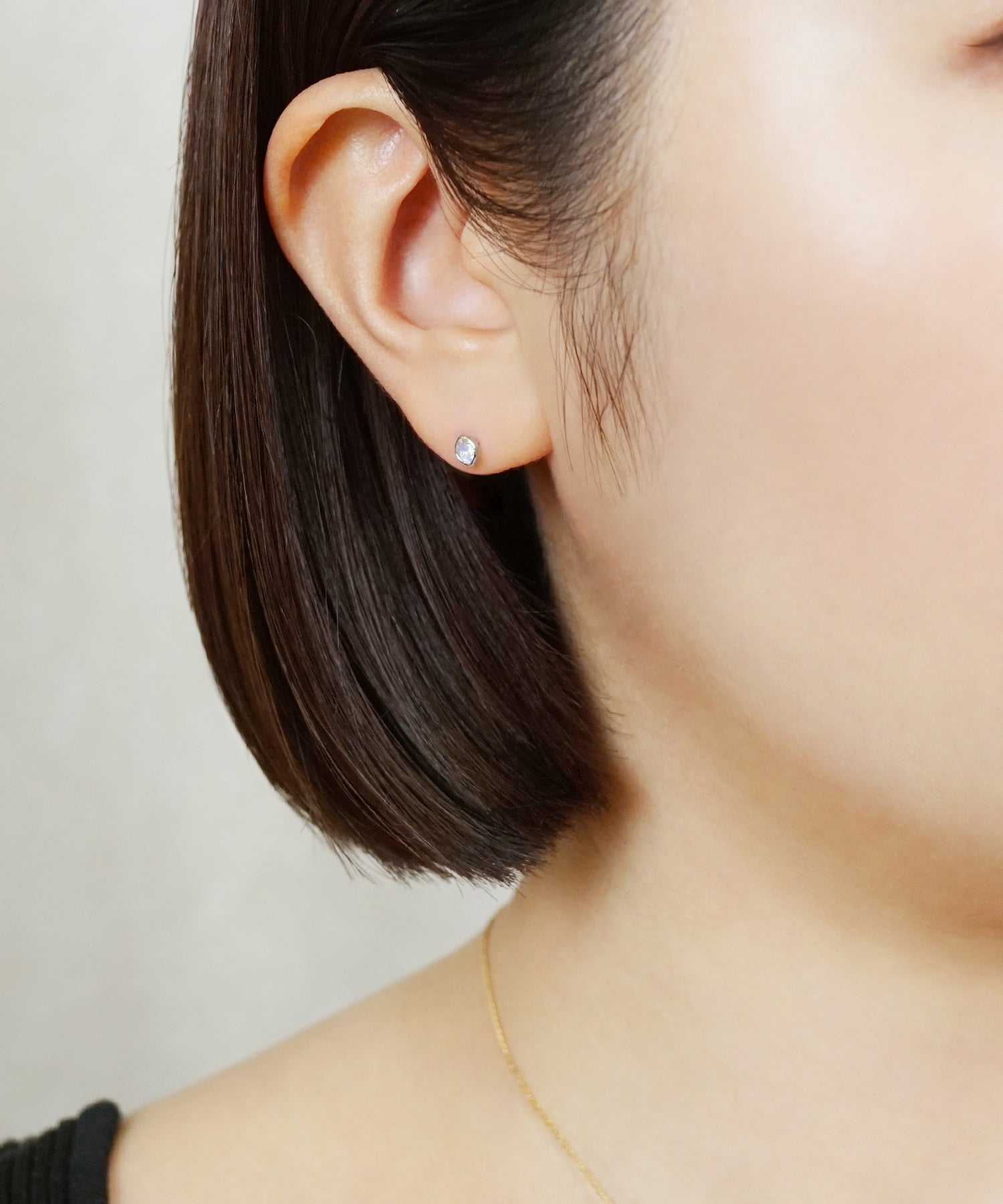 テイクアップ TAKE-UP [ セカンドピアス] Ptブルームーンストーンマーキスピアス