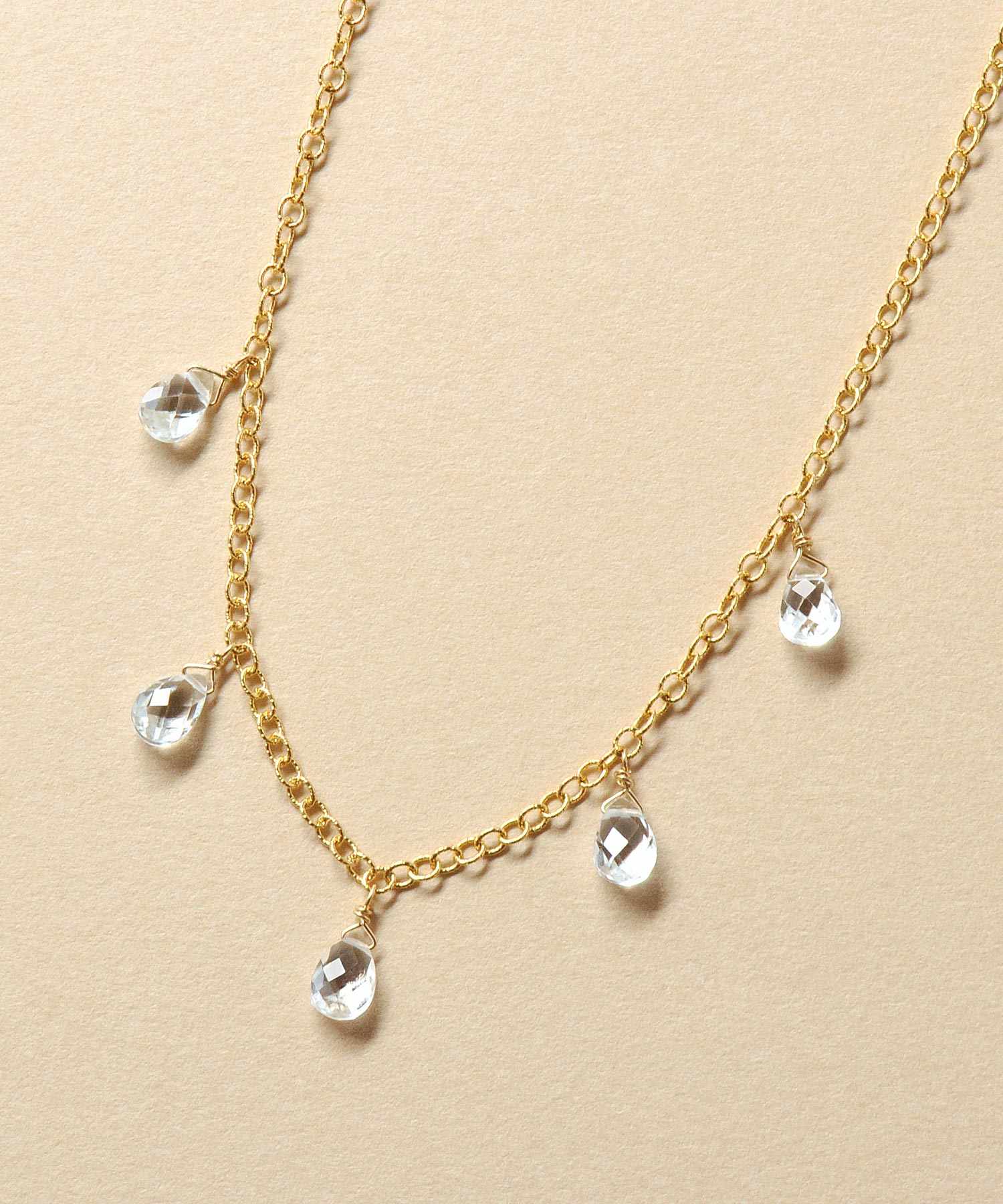 テイクアップ TAKE-UP 【WEB・一部店舗限定商品】GF ホワイトトパーズ チョーカーネックレス