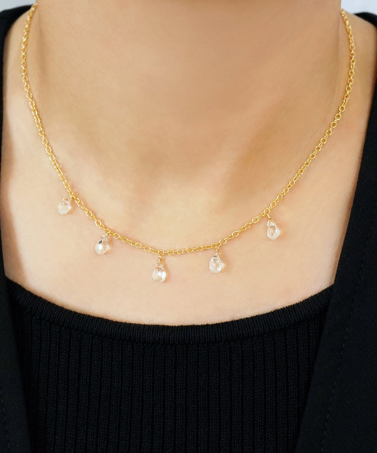 テイクアップ TAKE-UP 【WEB・一部店舗限定商品】GF ホワイトトパーズ チョーカーネックレス