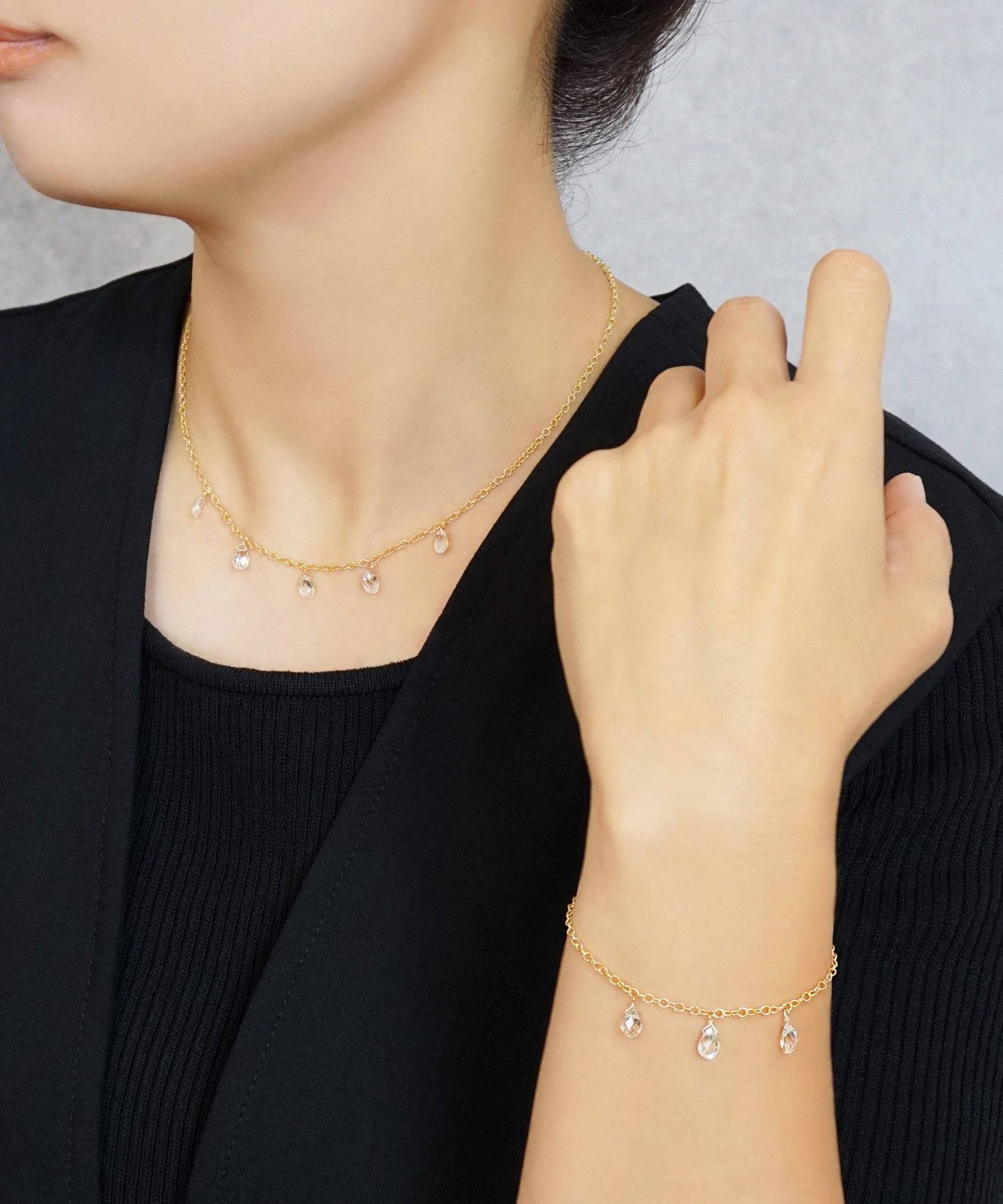 テイクアップ TAKE-UP 【WEB・一部店舗限定商品】GF ホワイトトパーズ チョーカーネックレス