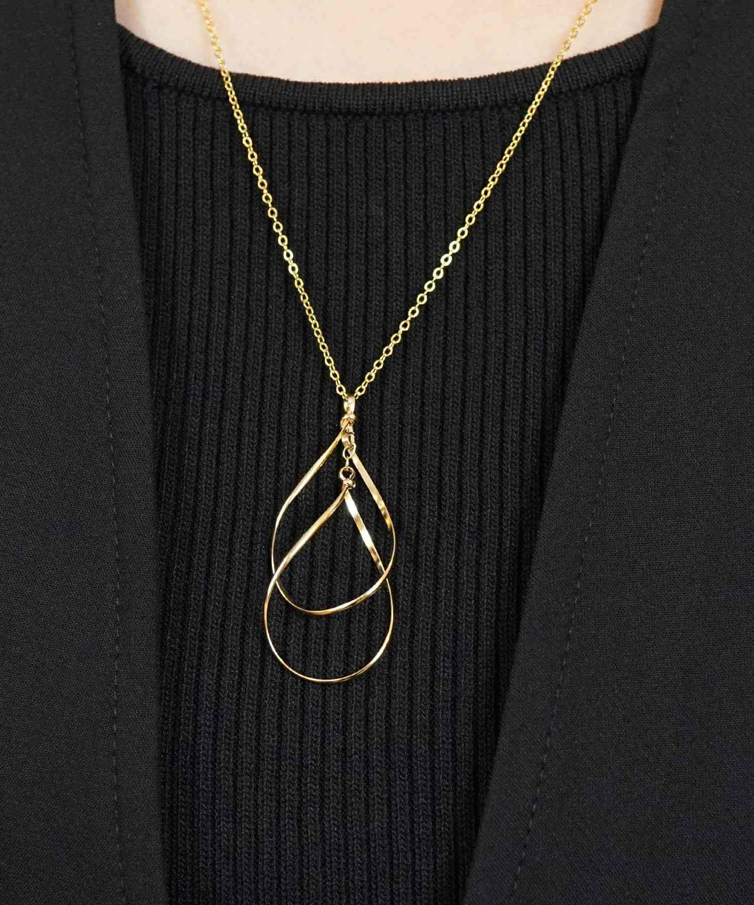 テイクアップ TAKE-UP 【WEB・一部店舗限定商品】GF 2連ドロップ ネックレス
