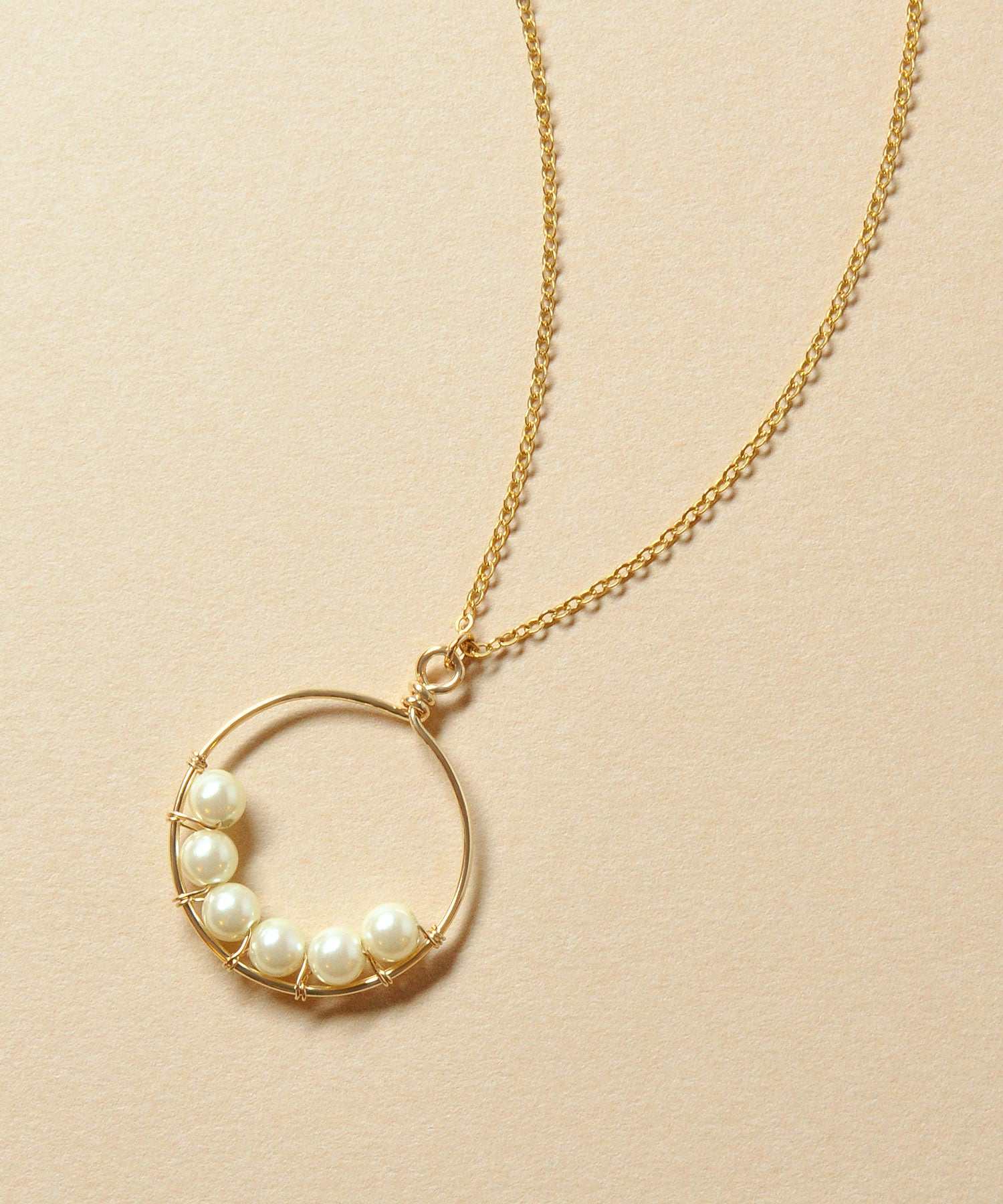 テイクアップ TAKE-UP 【WEB・一部店舗限定商品】GF プラスチックパール サークルネックレス