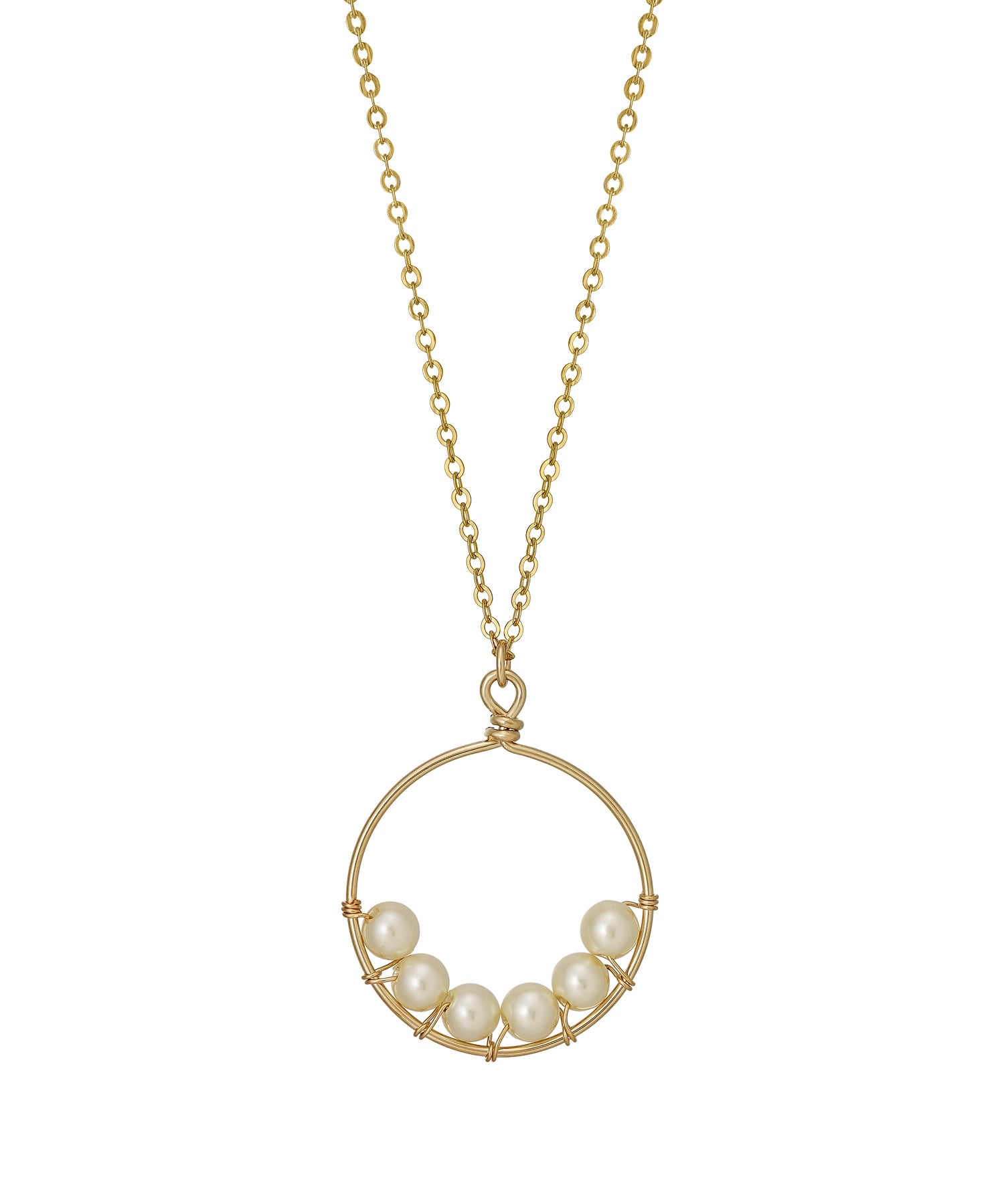 テイクアップ TAKE-UP 【WEB・一部店舗限定商品】GF プラスチックパール サークルネックレス