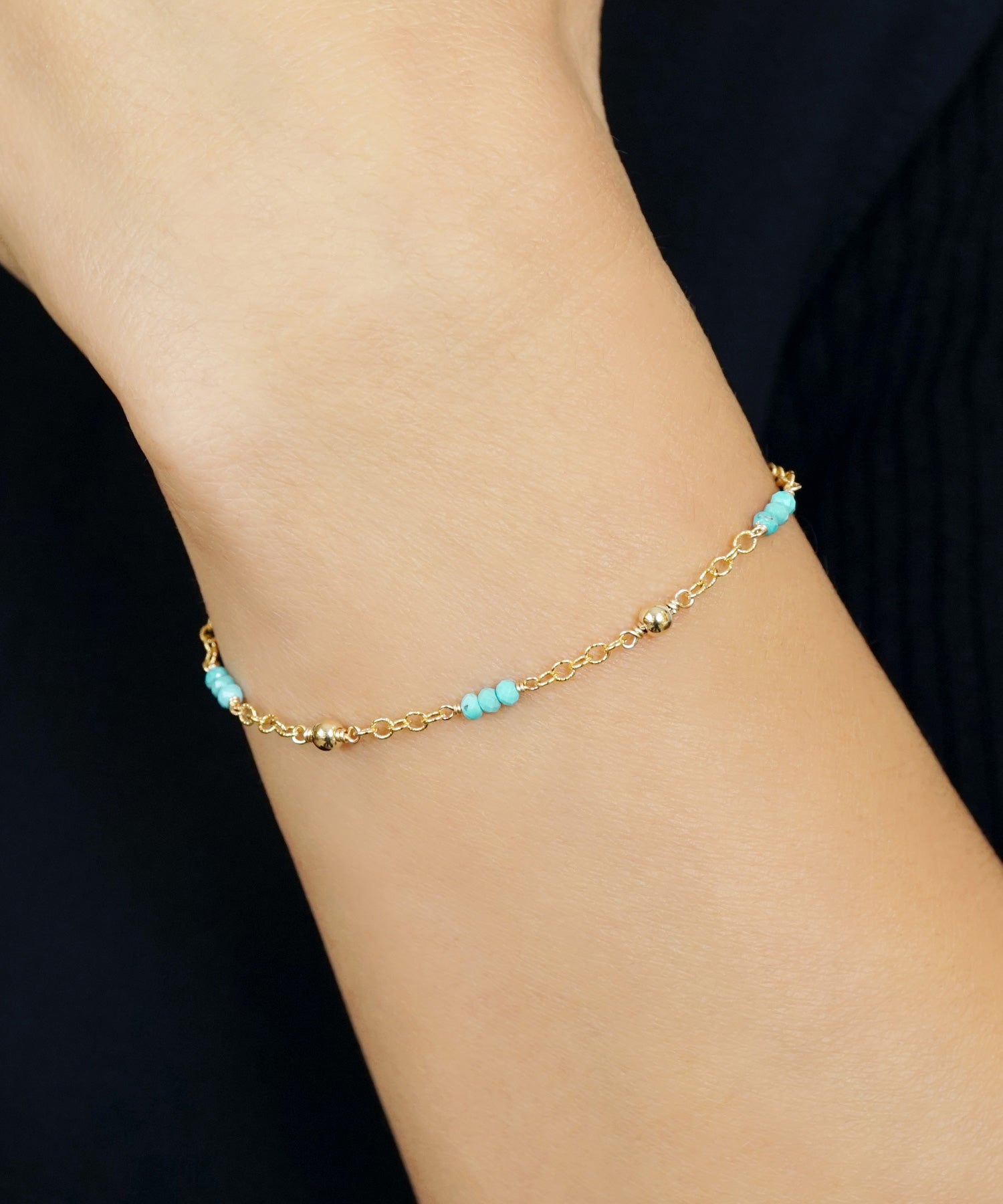 テイクアップ TAKE-UP 【WEB・一部店舗限定商品】GF ターコイズ ストーンブレスレット