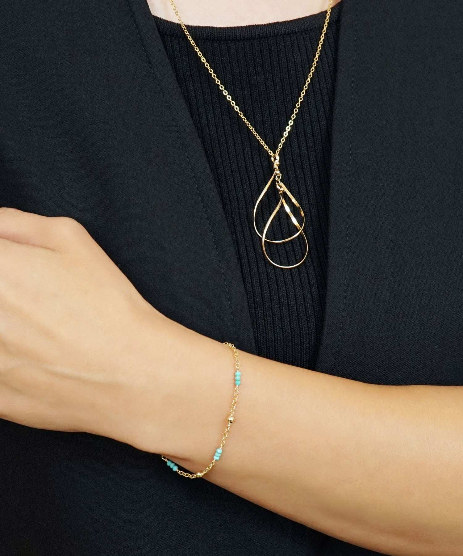 テイクアップ TAKE-UP 【WEB・一部店舗限定商品】GF ターコイズ ストーンブレスレット