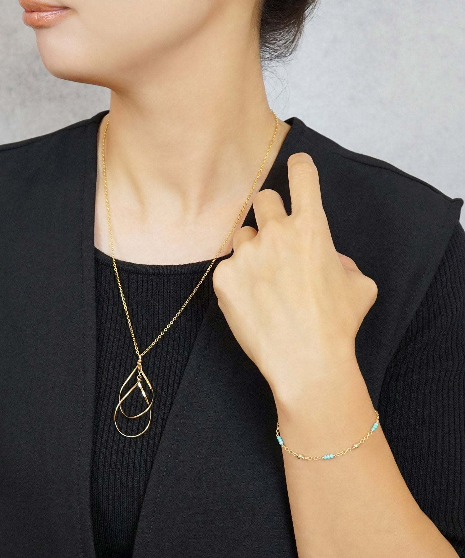 テイクアップ TAKE-UP 【WEB・一部店舗限定商品】GF ターコイズ ストーンブレスレット