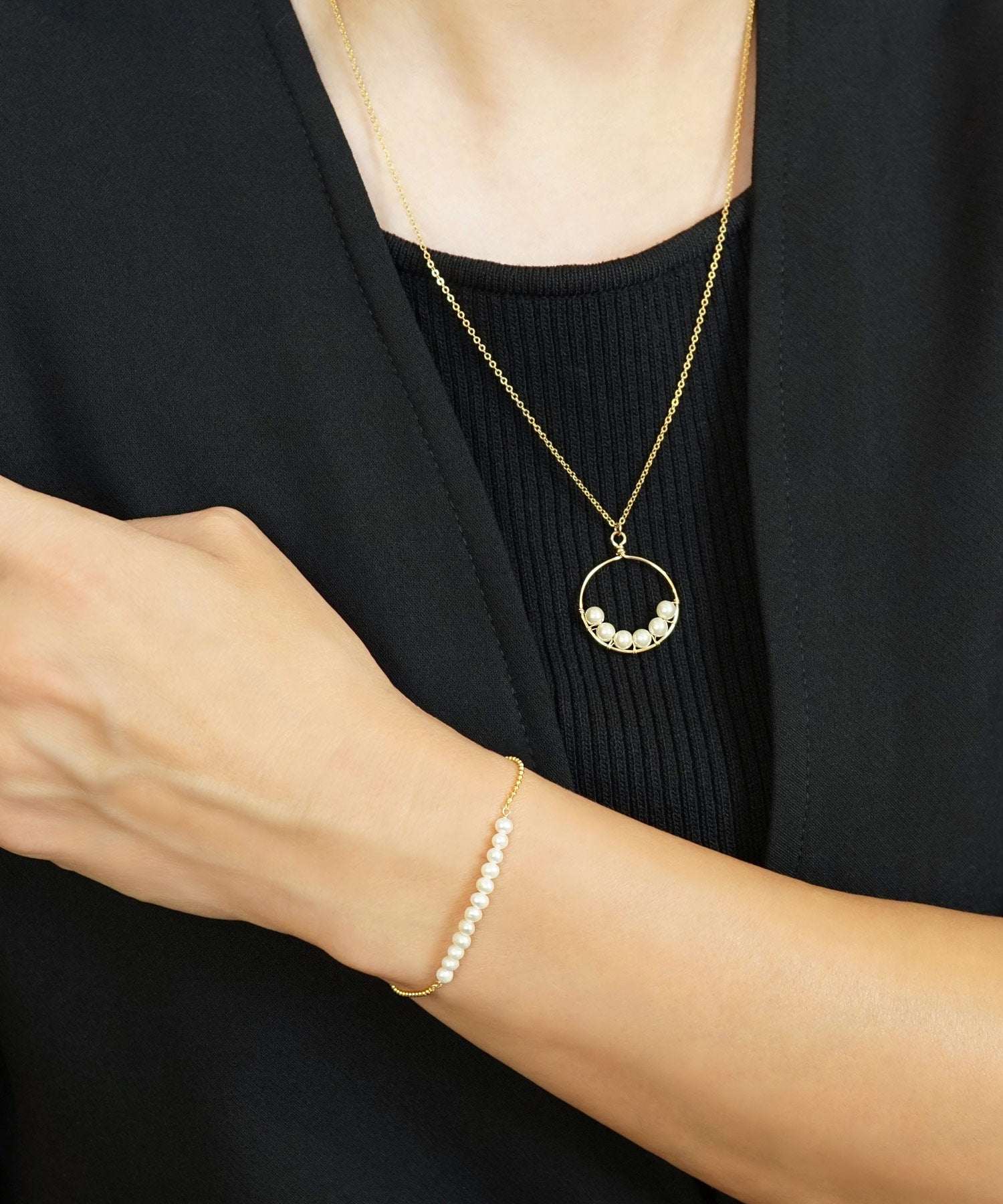 テイクアップ TAKE-UP 【WEB・一部店舗限定商品】GF タンスイパール ボールチェーンブレスレット