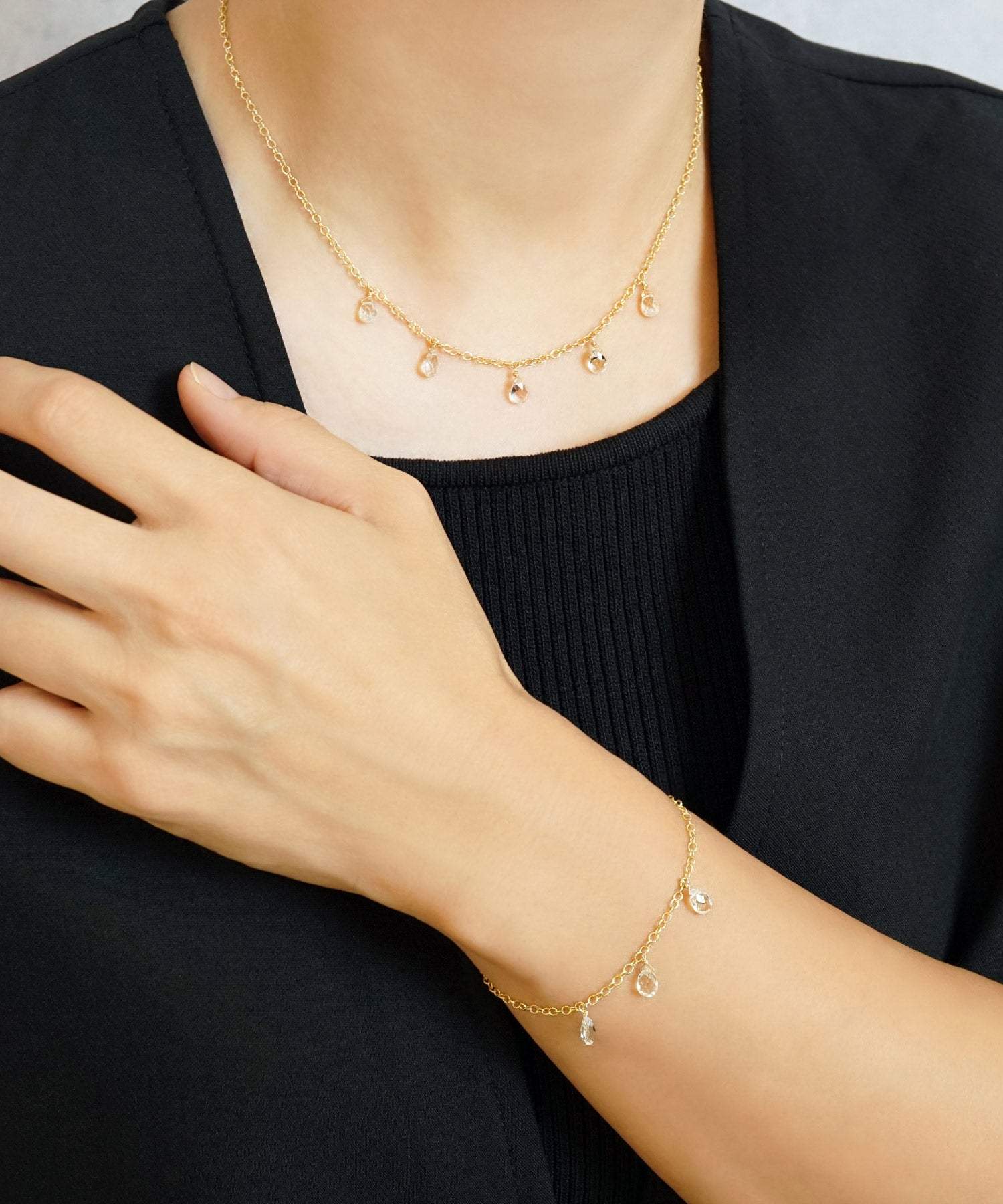 テイクアップ TAKE-UP 【WEB・一部店舗限定商品】GF ホワイトトパーズストーンブレスレット