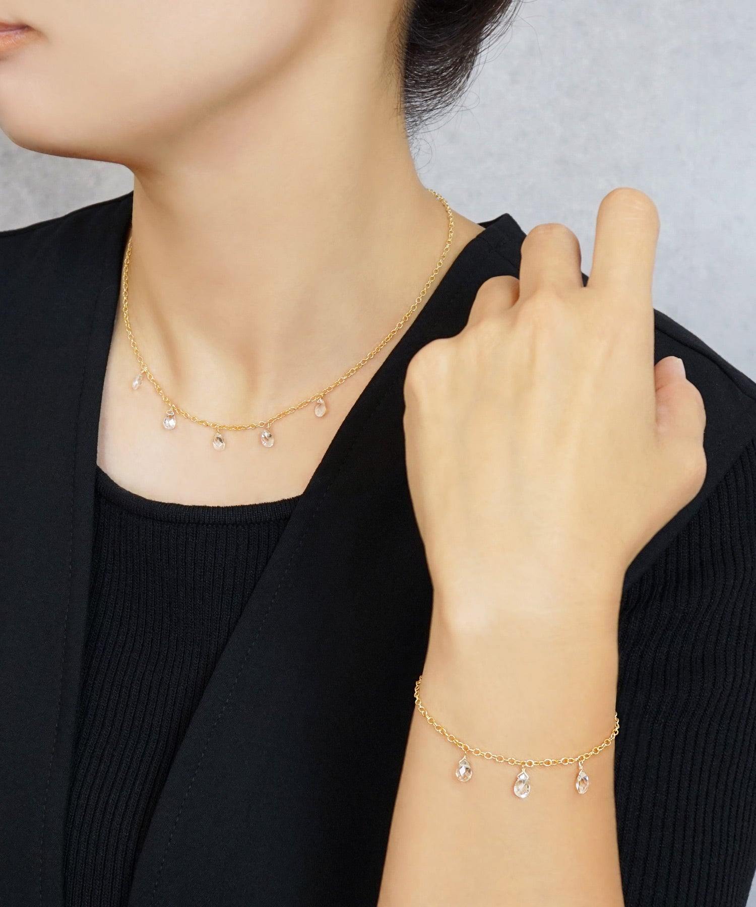 テイクアップ TAKE-UP 【WEB・一部店舗限定商品】GF ホワイトトパーズストーンブレスレット