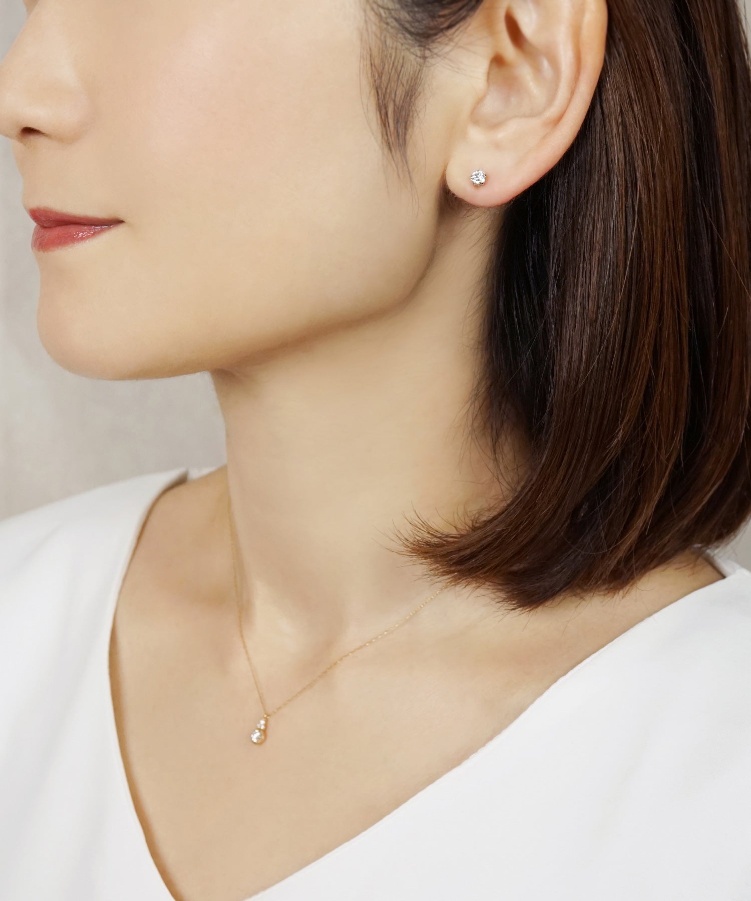 テイクアップ TAKE-UP [ セカンドピアス]PT モアサナイトピアス( 4ミリ） （プラチナム） プラチナム