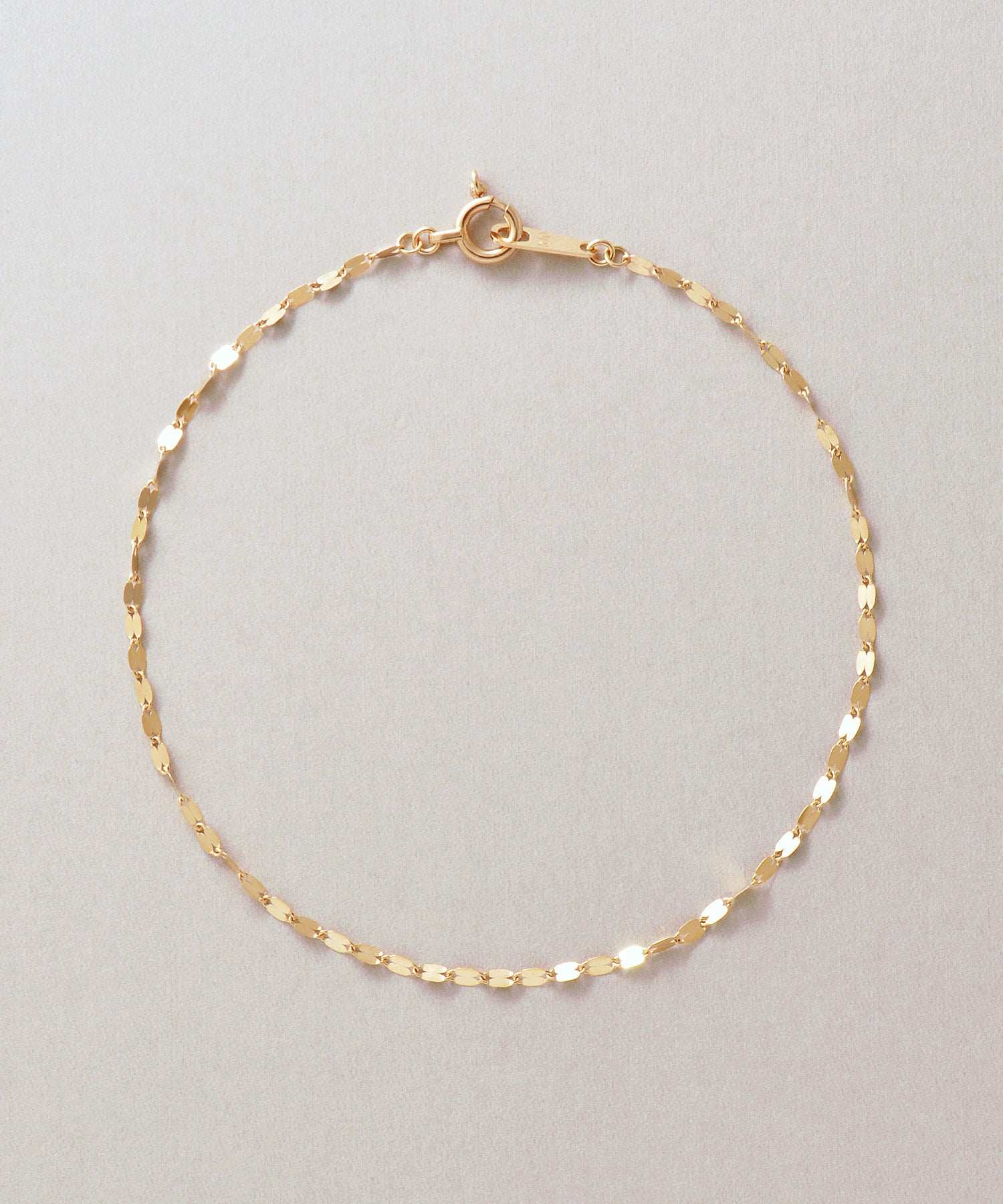 テイクアップ TAKE-UP K10 ヒラキラペタルチェーン ブレスレット ( PG) （ピンクゴールド） ピンクゴールド